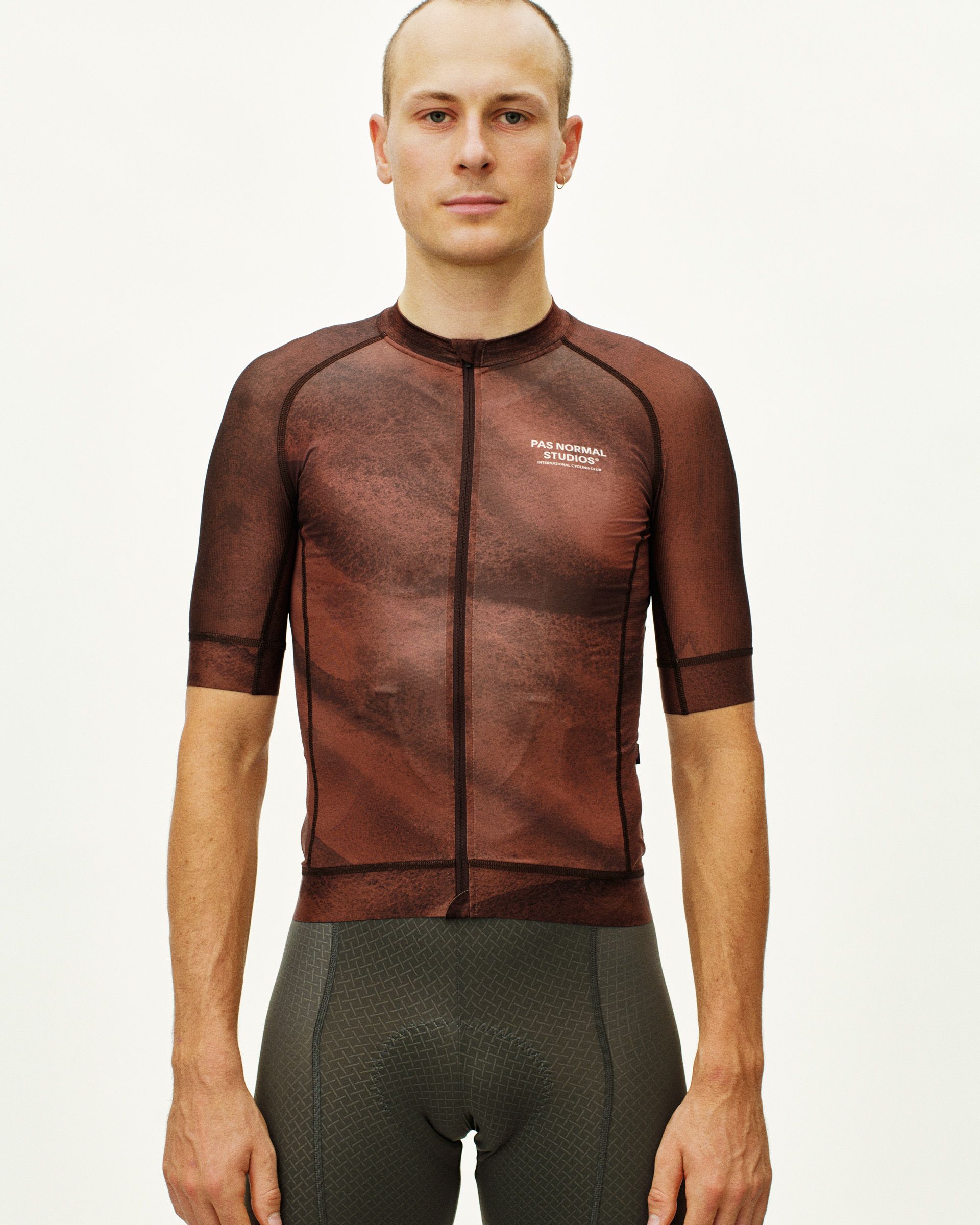 PAS NORMAL STUDIOS メッシュサイクルジャージ M ブラウン Men's Mechanism Jersey | Pas Normal Studios