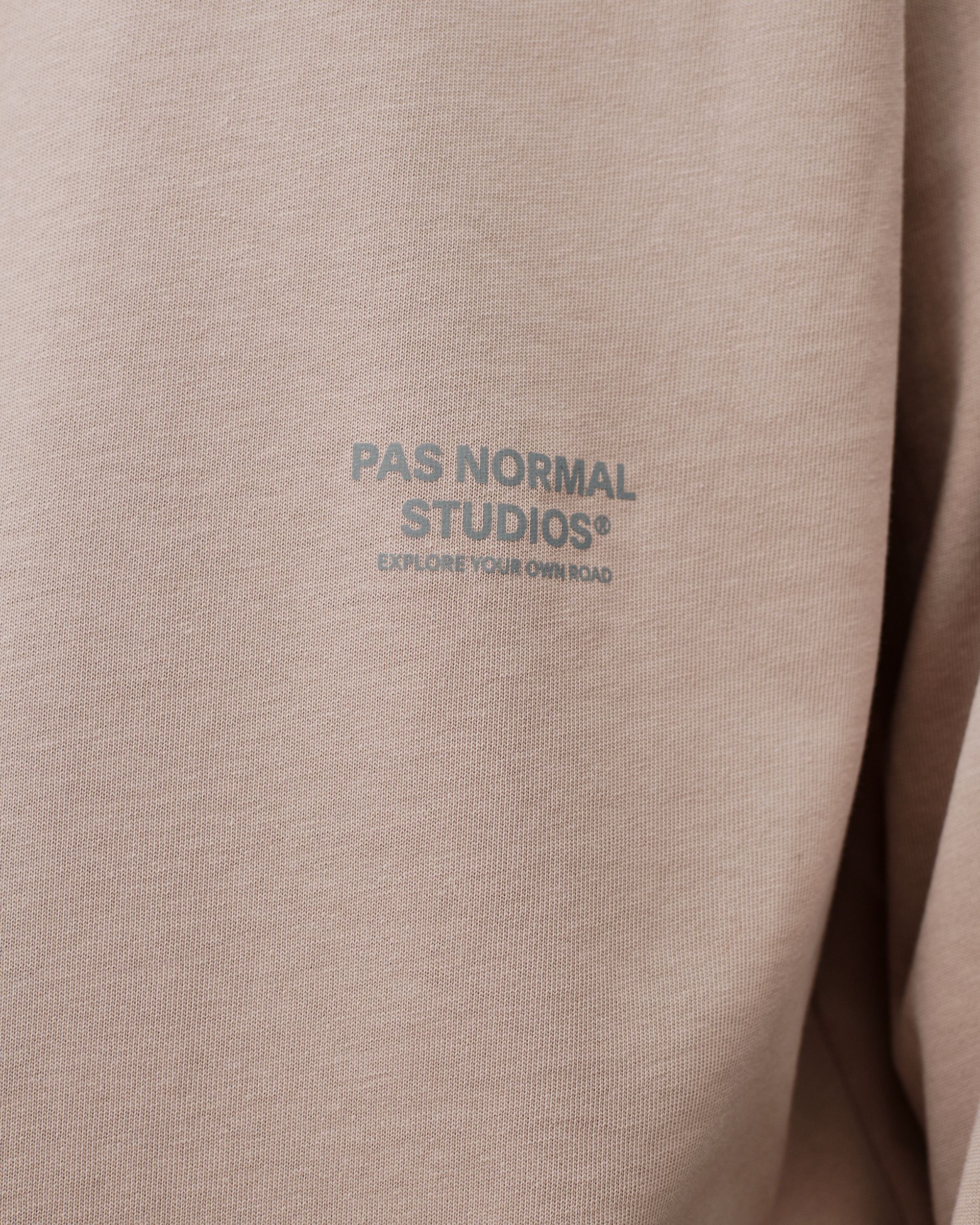 Haze purple Off-Race Long Sleeve Graphic T-shirt, chest detail with tonal logo print