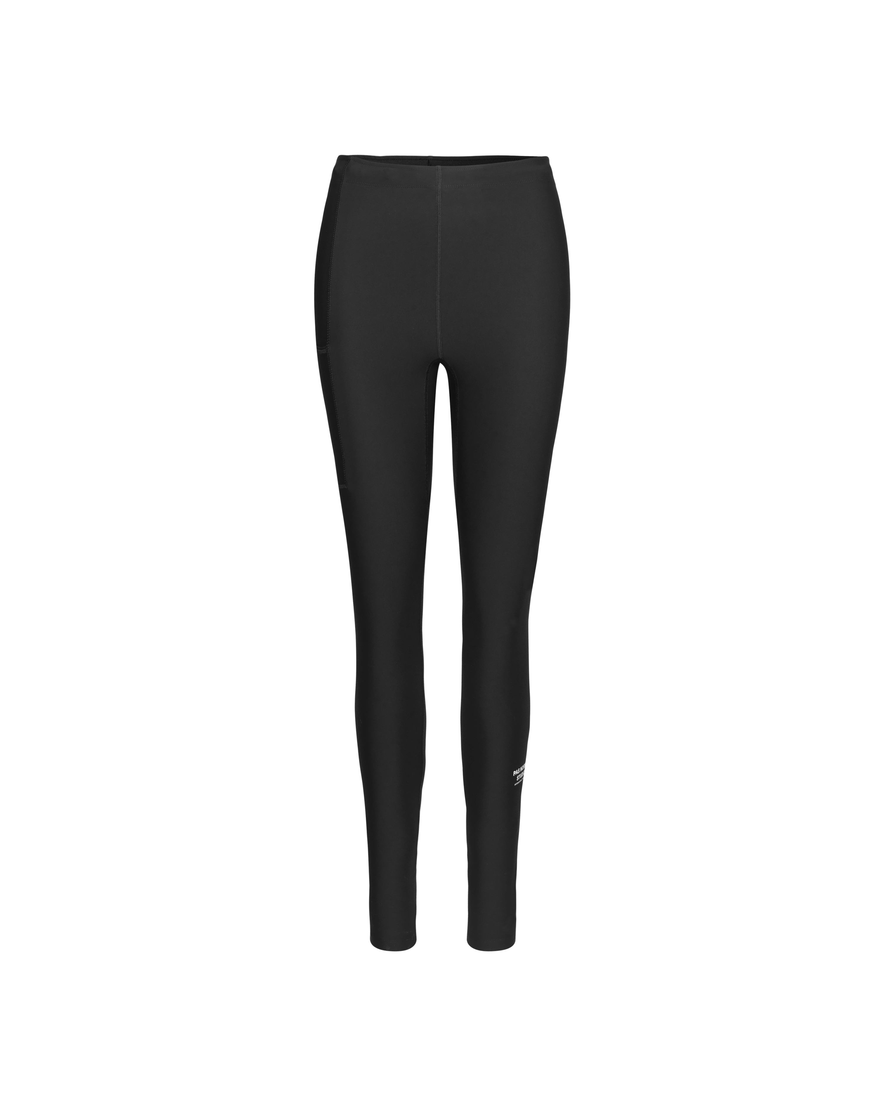 Women Black Solid 3/4-Length Leggings – Styched Fashion