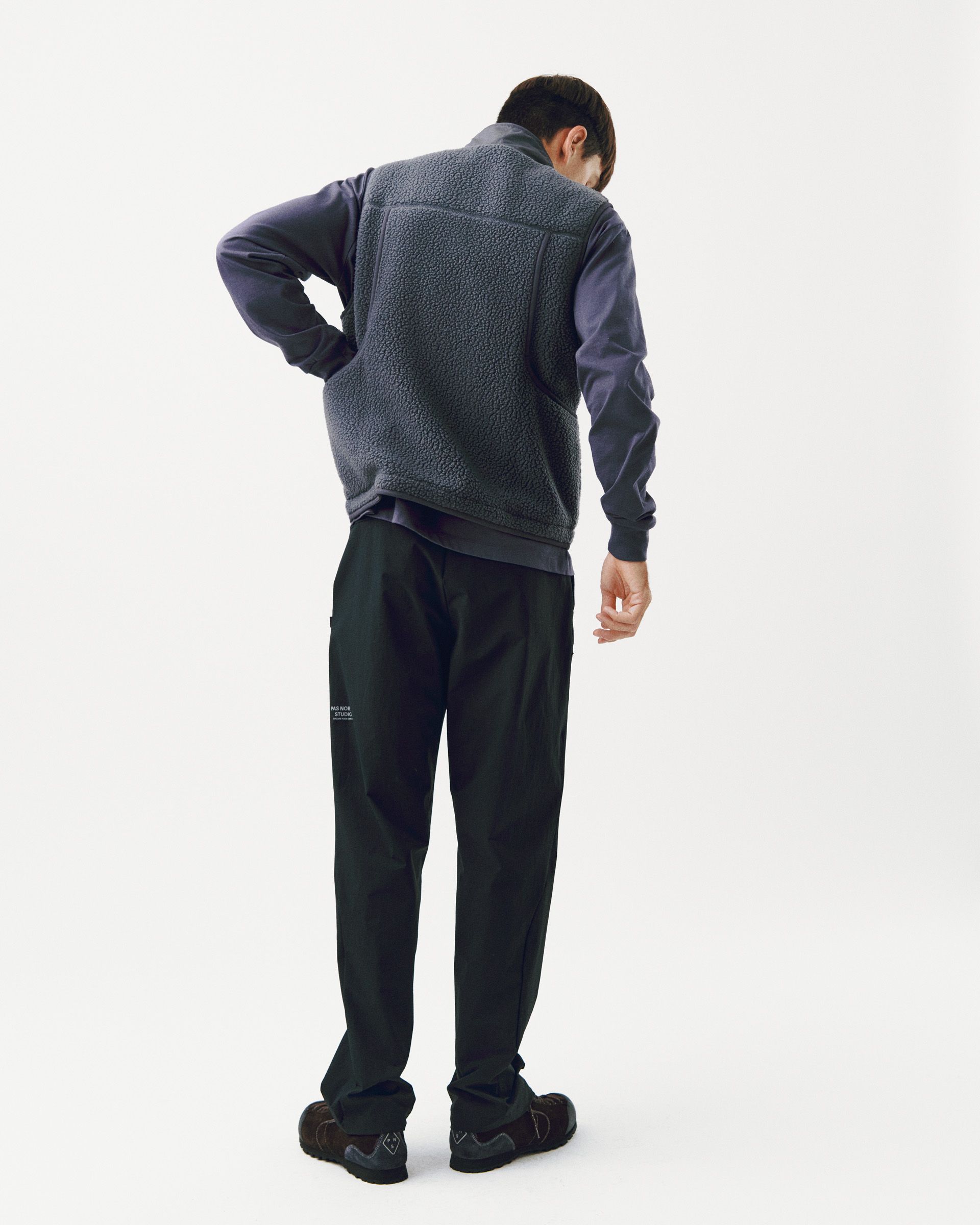 Men's Off-Race Pile Fleece Vest | Pas Normal Studios
