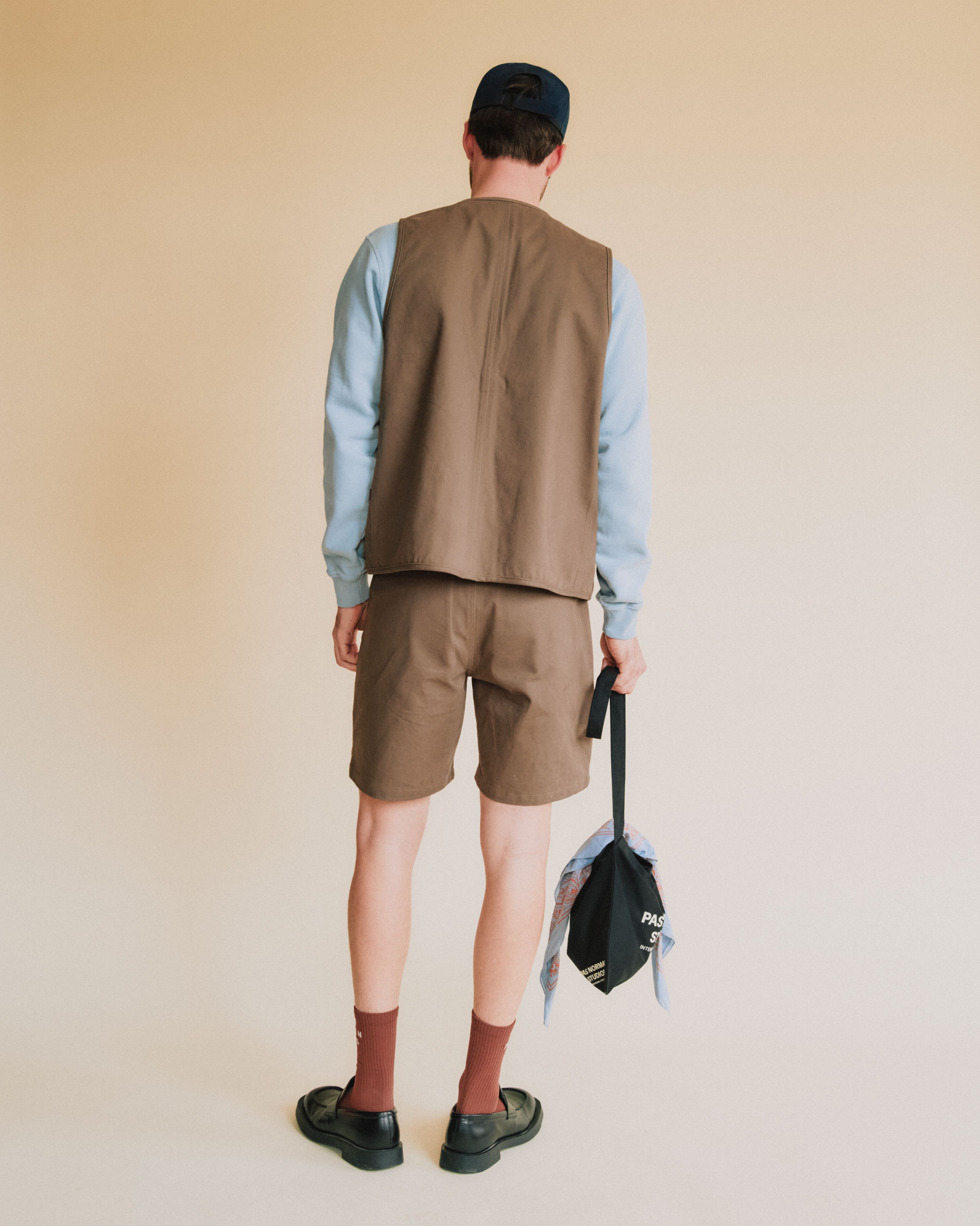 Off-Race Cotton Twill Vest | Pas Normal Studios