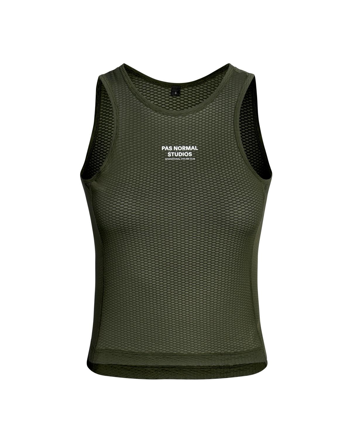 ウェア PAS NORMAL STUDIOS BASE LAYER OLIVE XS Women's Sleeveless Base Layer | Pas Normal Studios