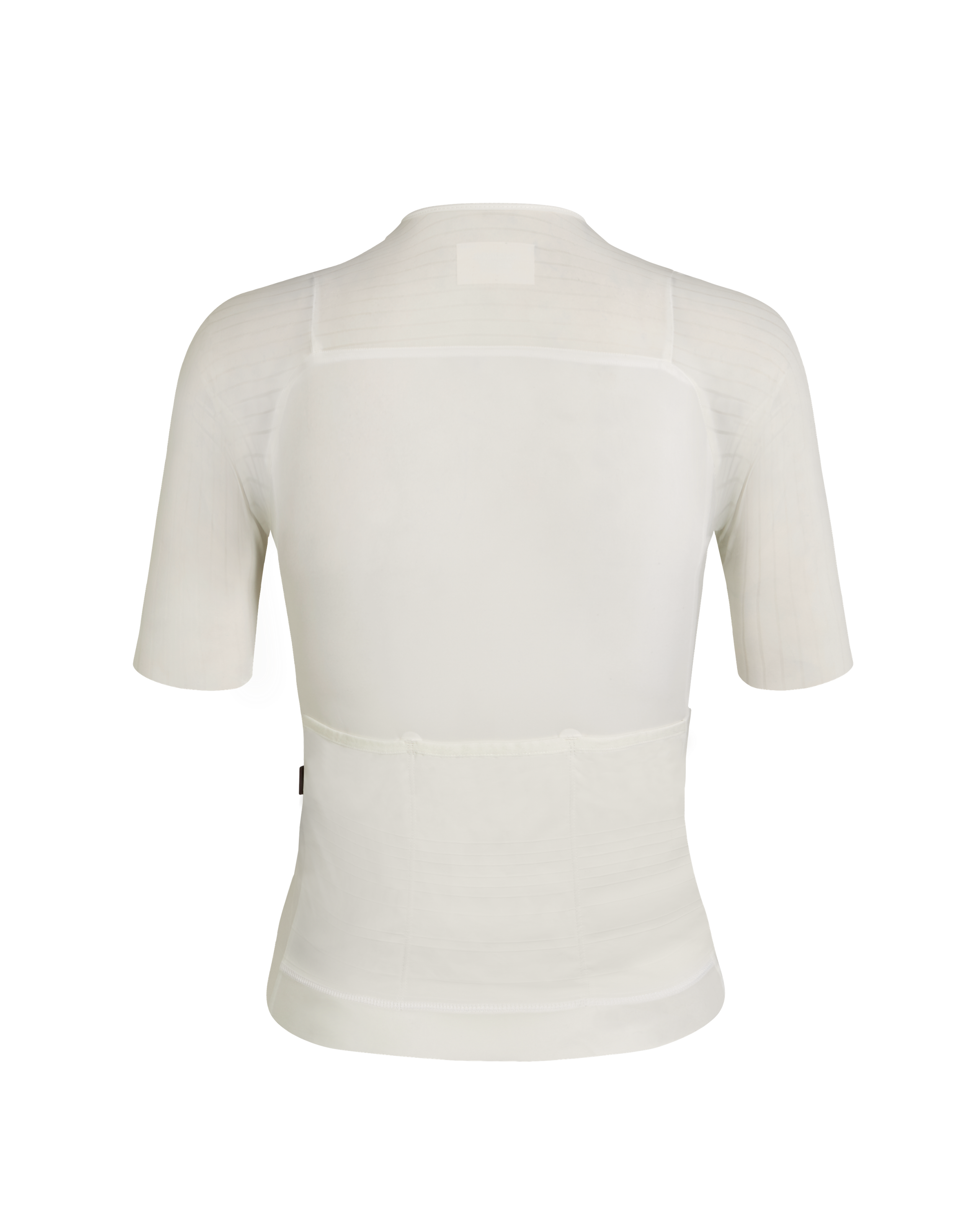 Off White Mechanism Pro cycling jersey, rear view with contrast panel seaming