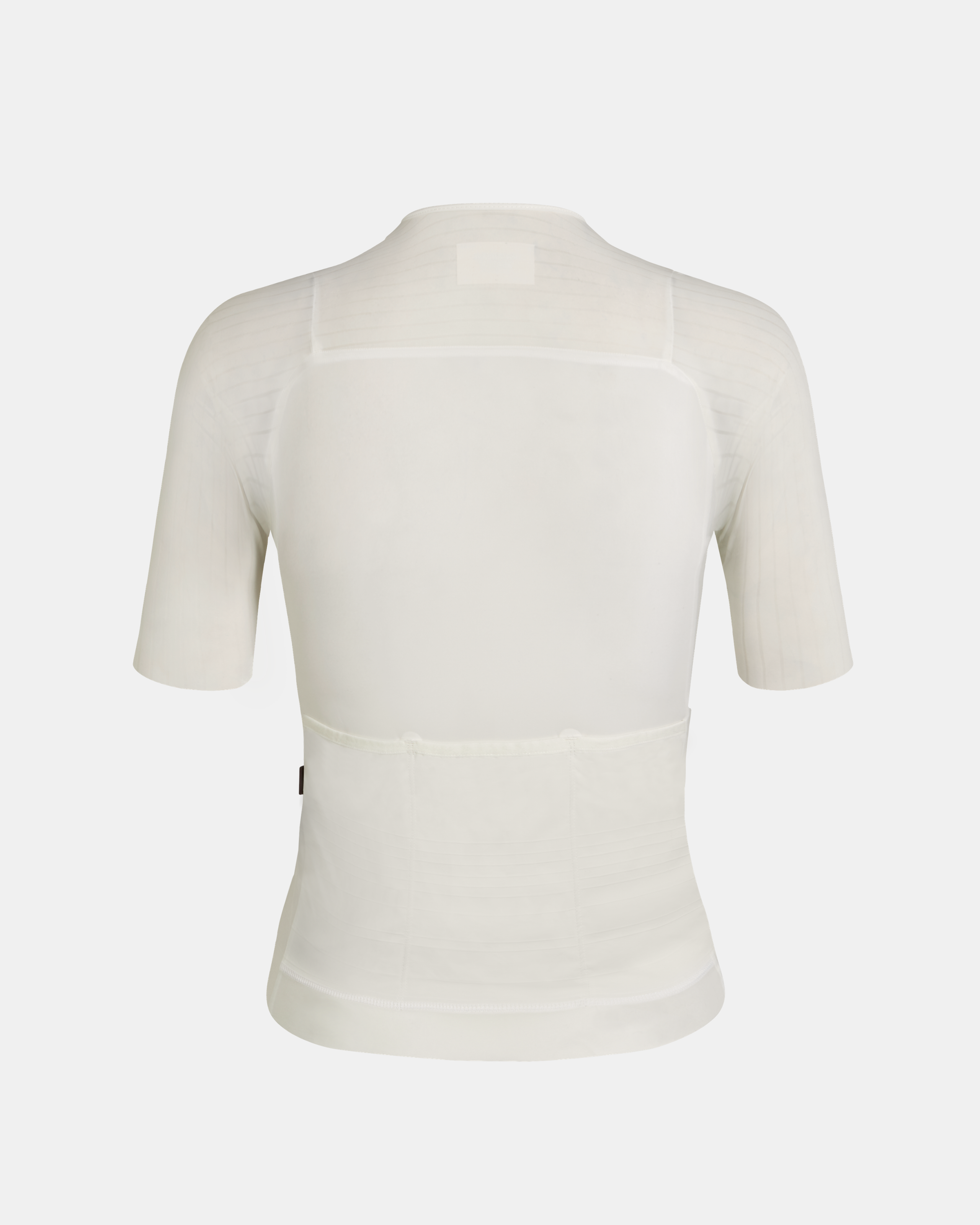Off White Mechanism Pro cycling jersey, rear view with contrast panel seaming