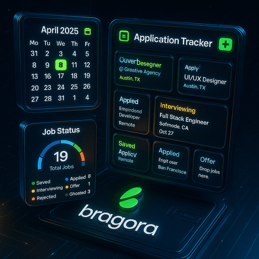 Bragora application tracker concept