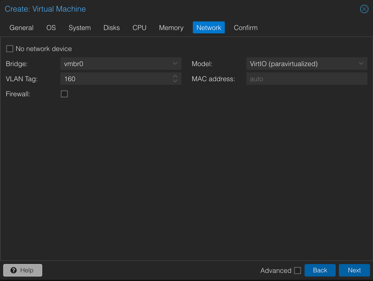 VM Setup (Networking)