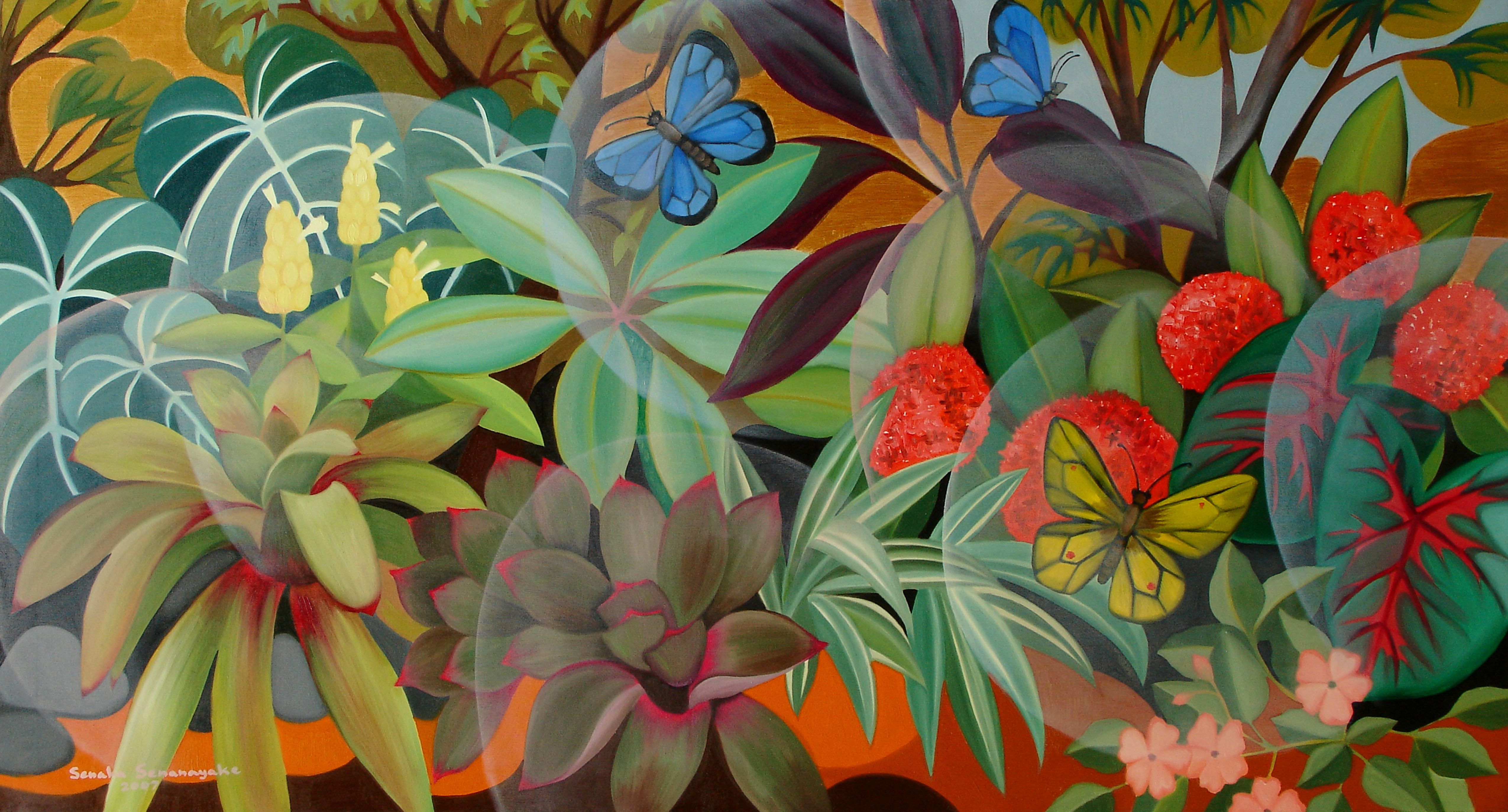 My Garden At Daybreak