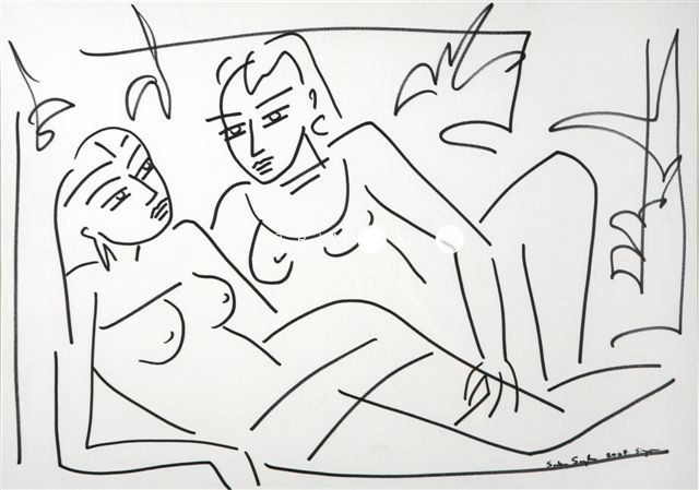 Line Drawing Lovers II