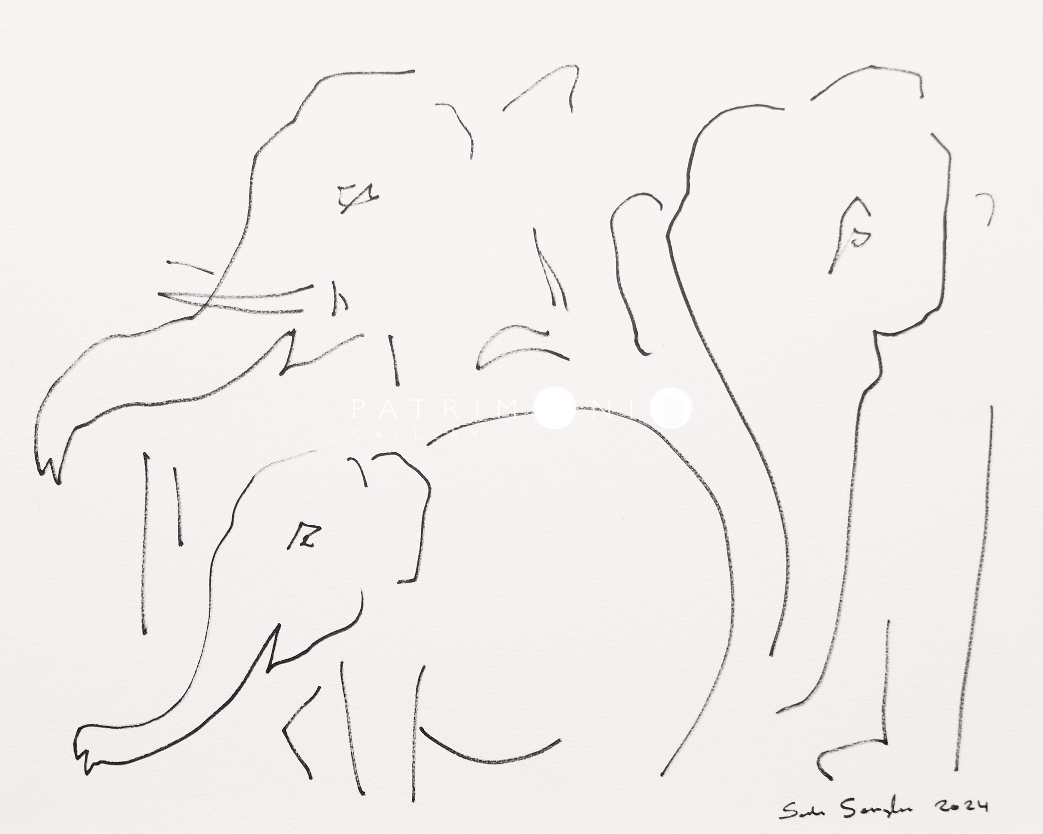 Untitled (Elephants 1)