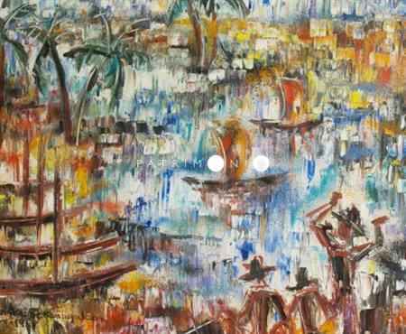 Figure Before The Harbour