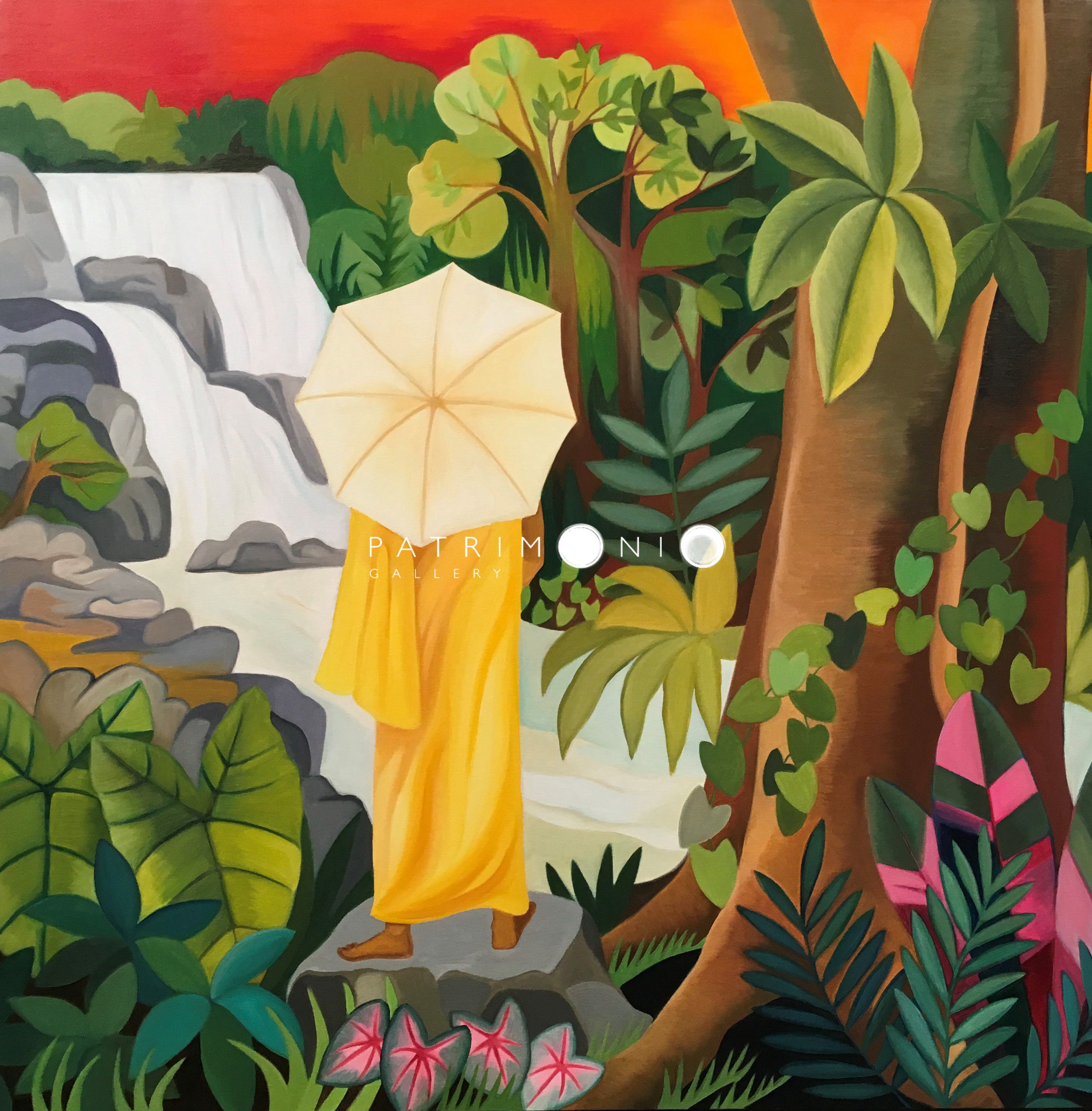 Monk In The Rainforest