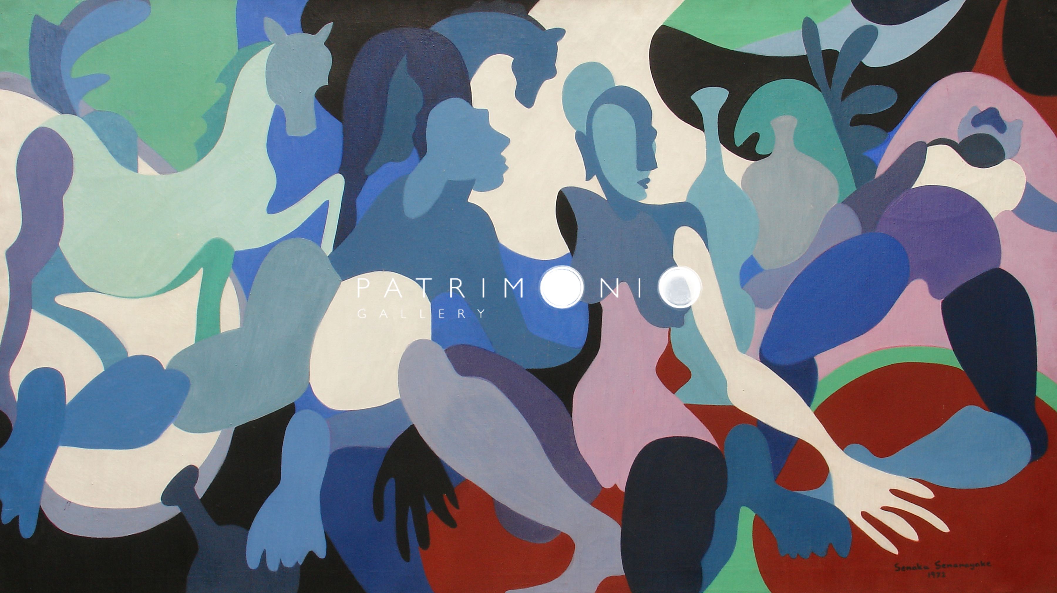 Composition With Women & Horses