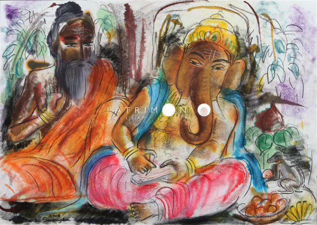 Ganesha With Guru
