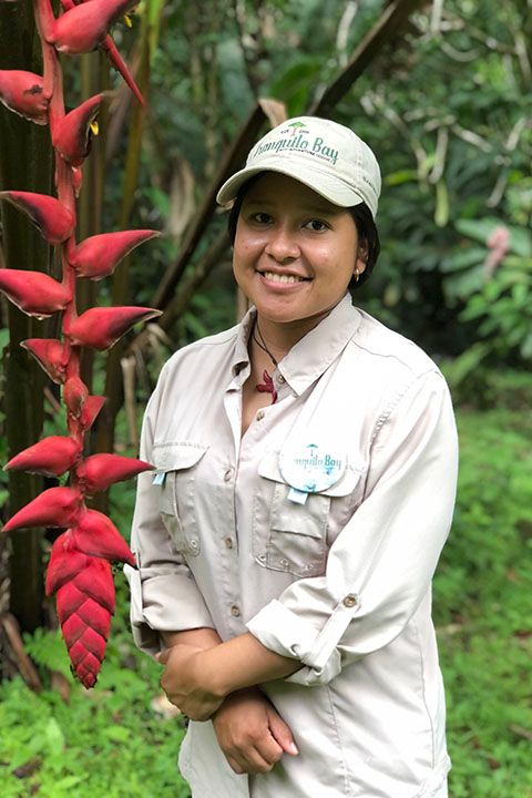 Brenda Sanchez is a Naturalist Guide in Bocas del Toro