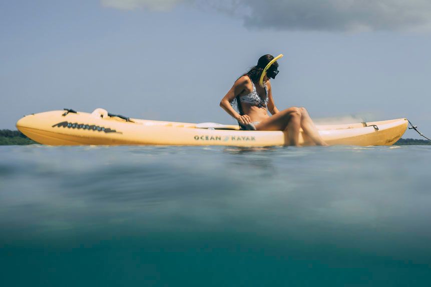 Female Kayaking