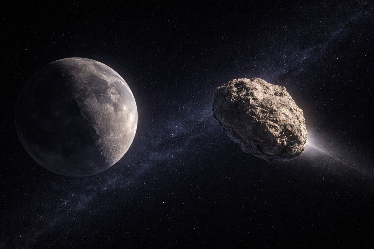 Asteroide 2024 YR4: la NASA monitora la possibile collisione con la Luna nel 2032