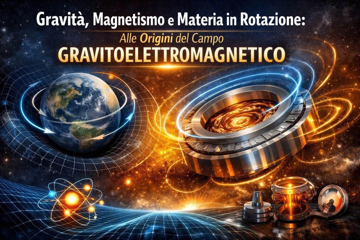 Gravità, magnetismo e materia in rotazione: alle origini del campo gravitoelettromagnetico