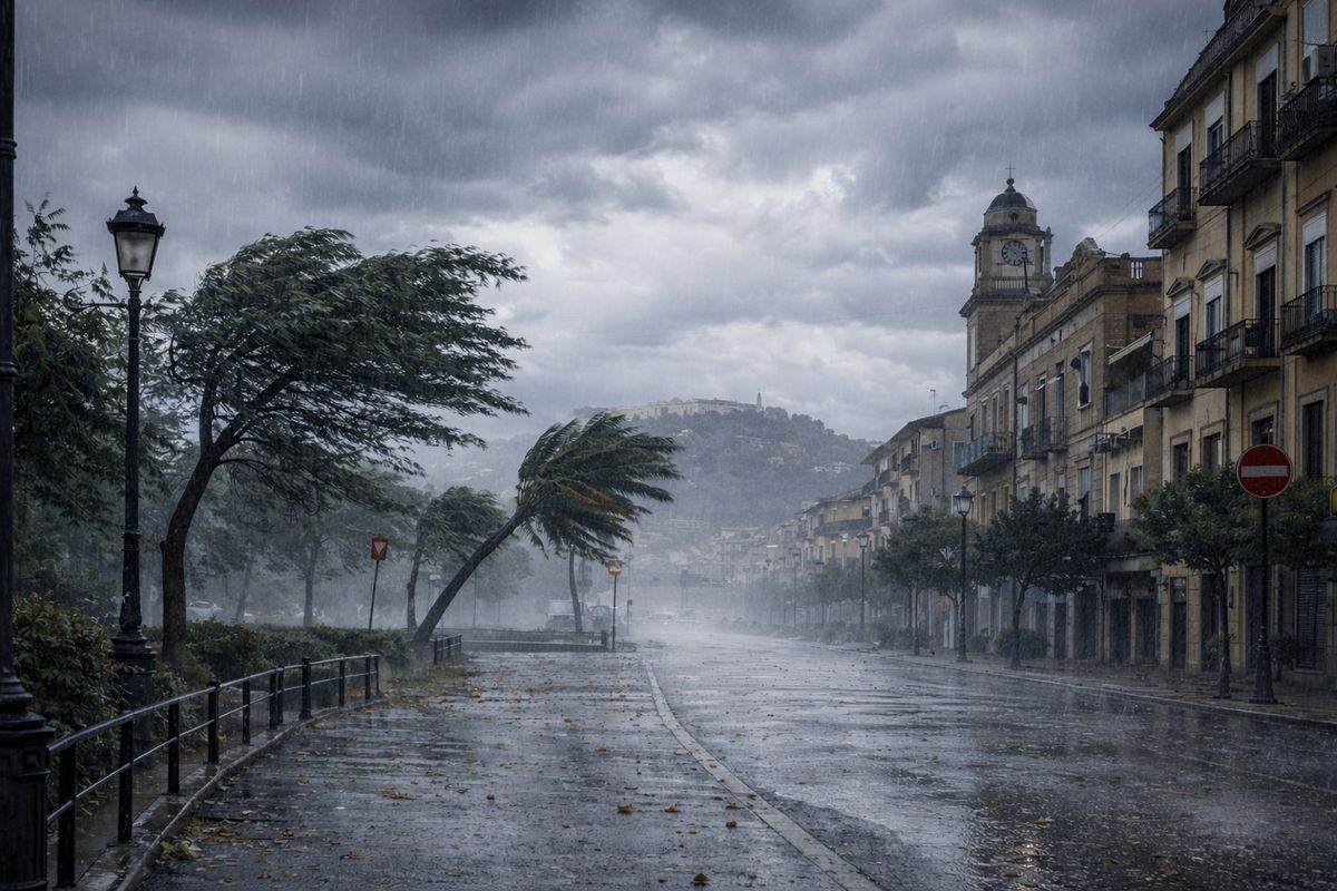 Ciclone Harry in arrivo, la Campania si ferma: scuole chiuse e massima allerta per il vento forte