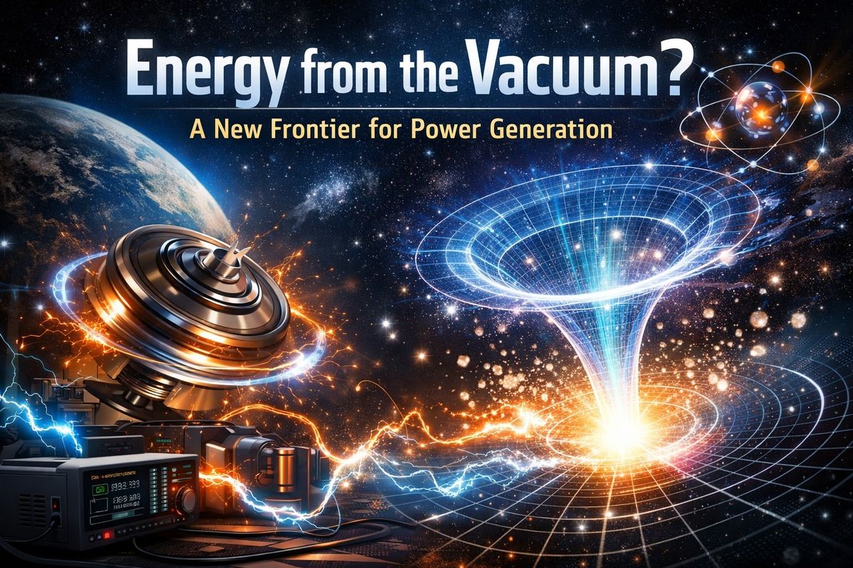 Conceptual visualization of gravitomagnetic and quantum vacuum energy interaction