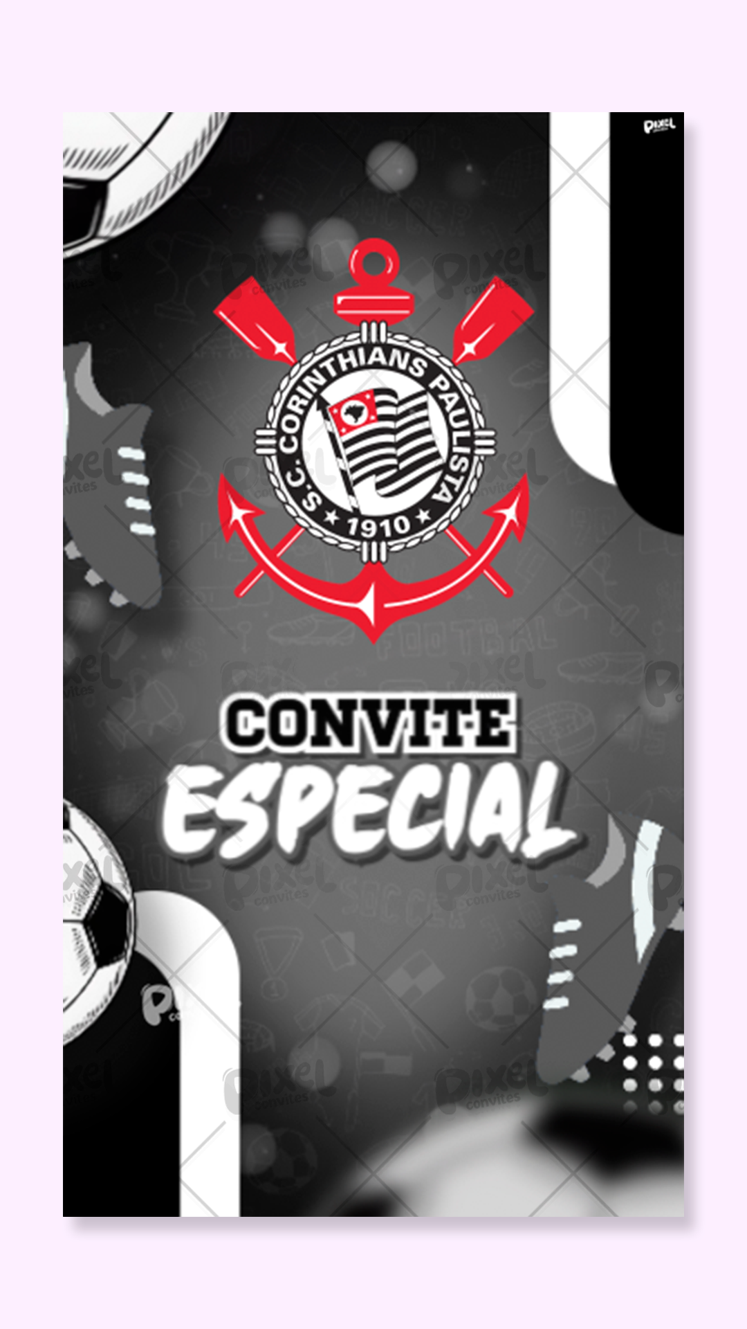 Convite Animado Corinthians Um Bando Loucos