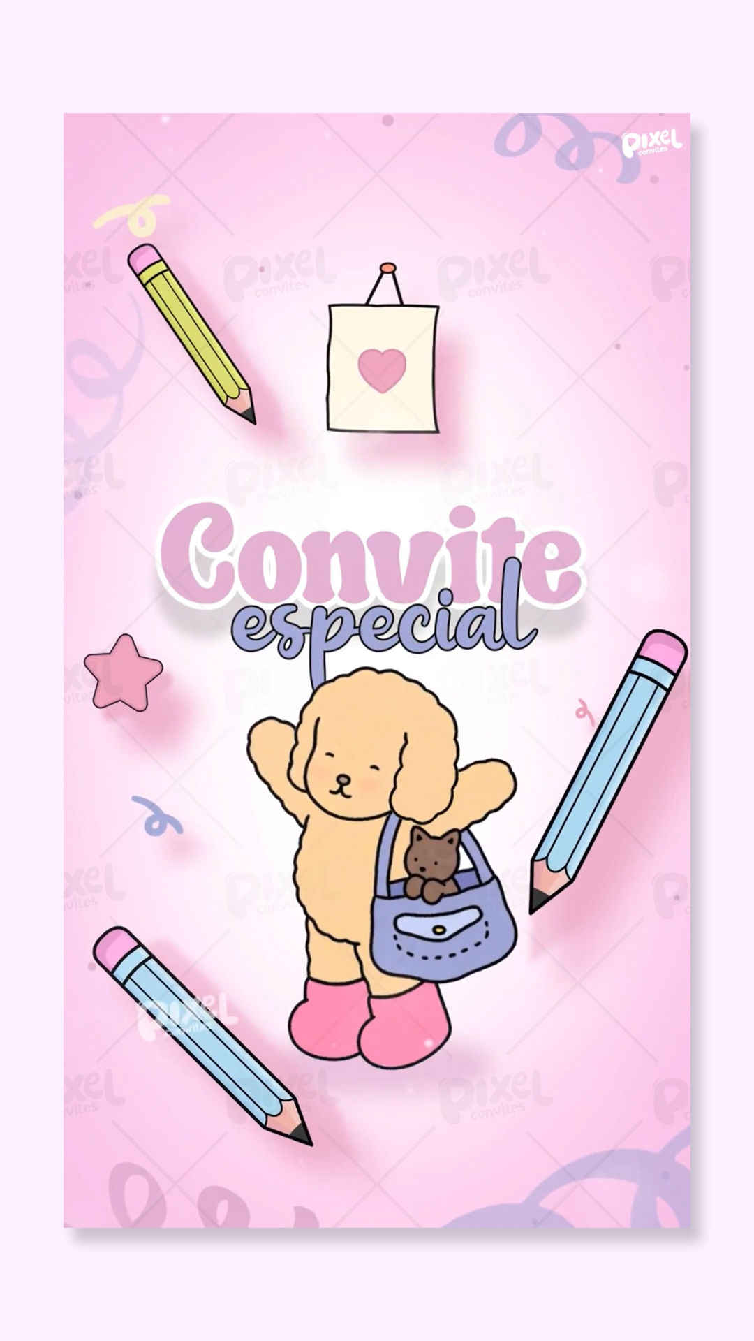 Convite Animado Festa Bobbie Goods