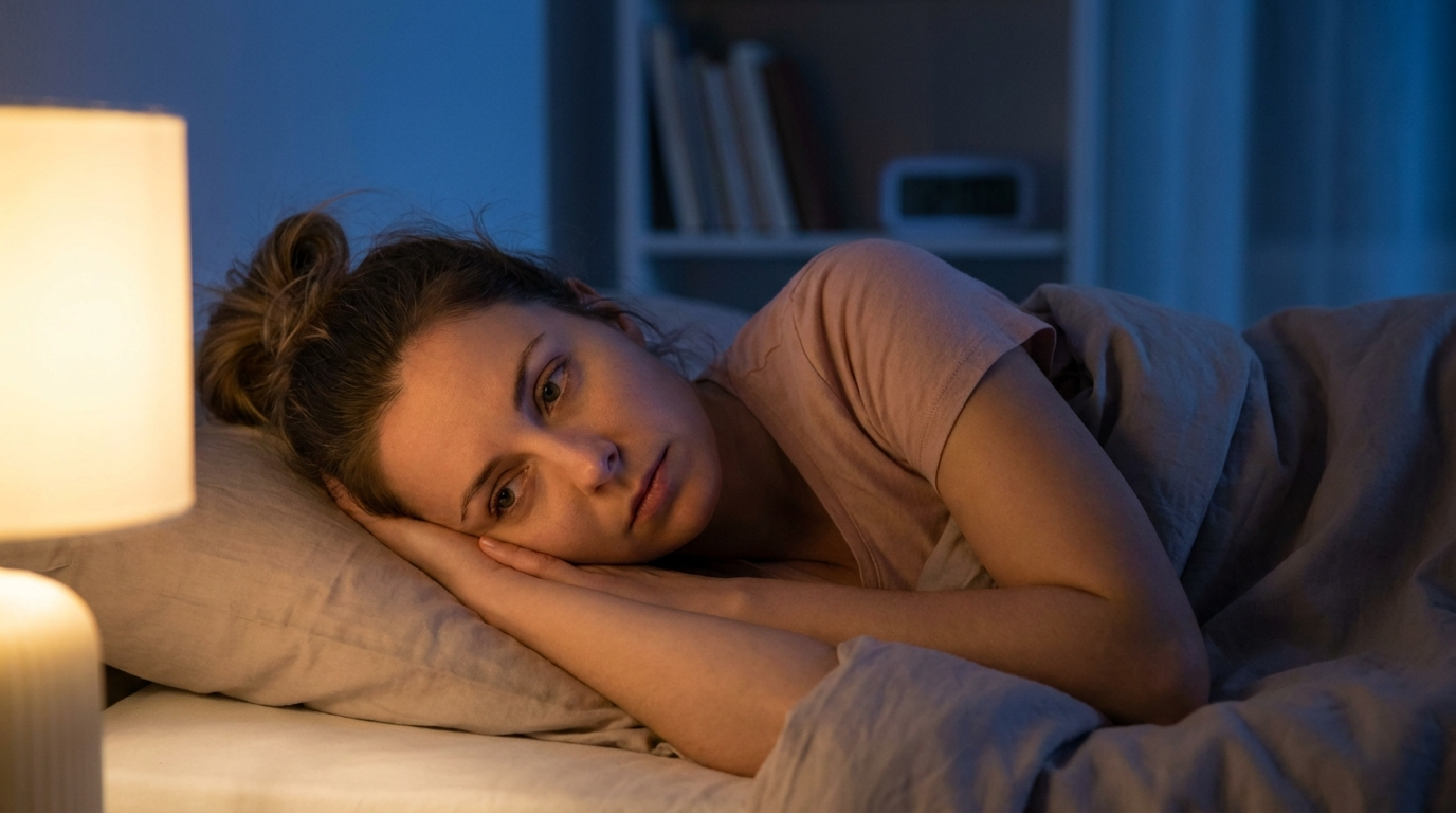 Sleep Anxiety: Why Your Brain Wakes Up at Bedtime, and How to Get Your Nights Back
