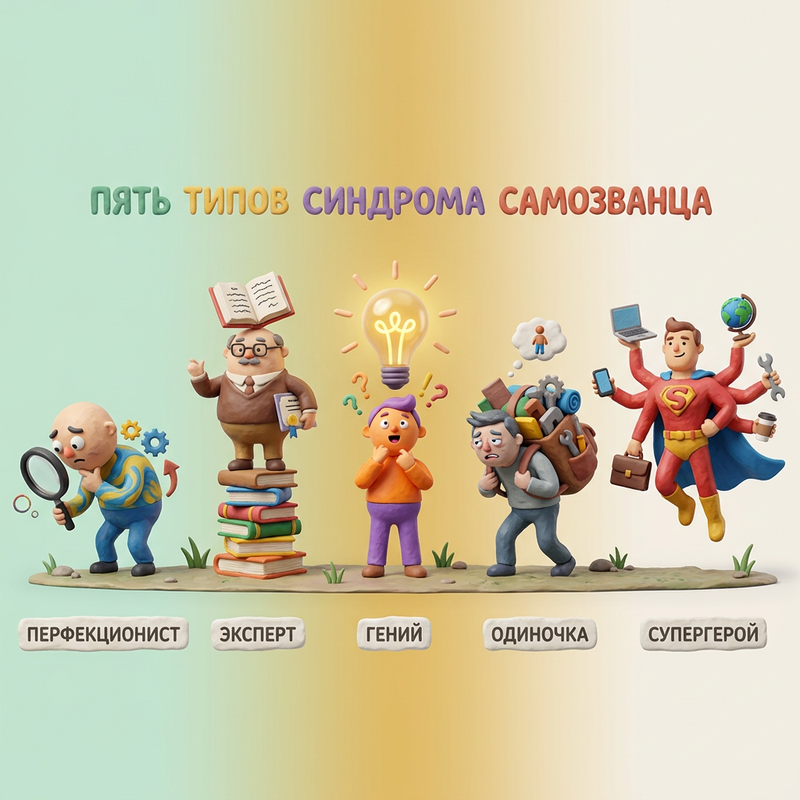 Пять типов синдрома самозванца по Валери Янг