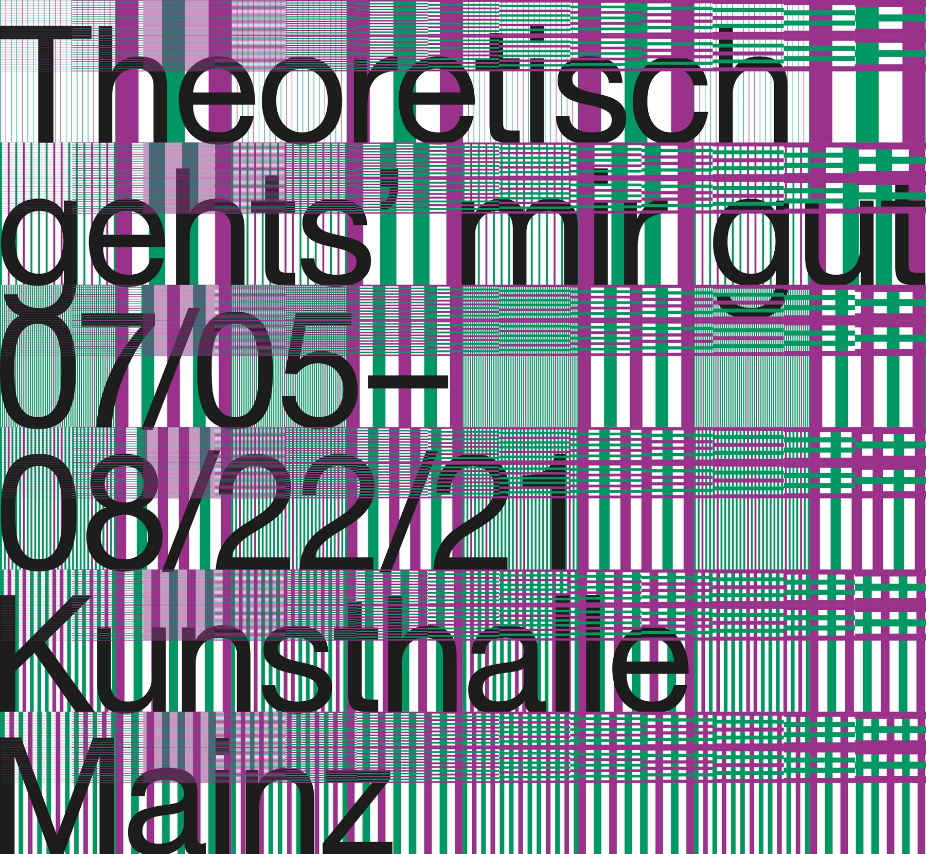 Theoretisch geht's mir gut - Ausstellungsansicht