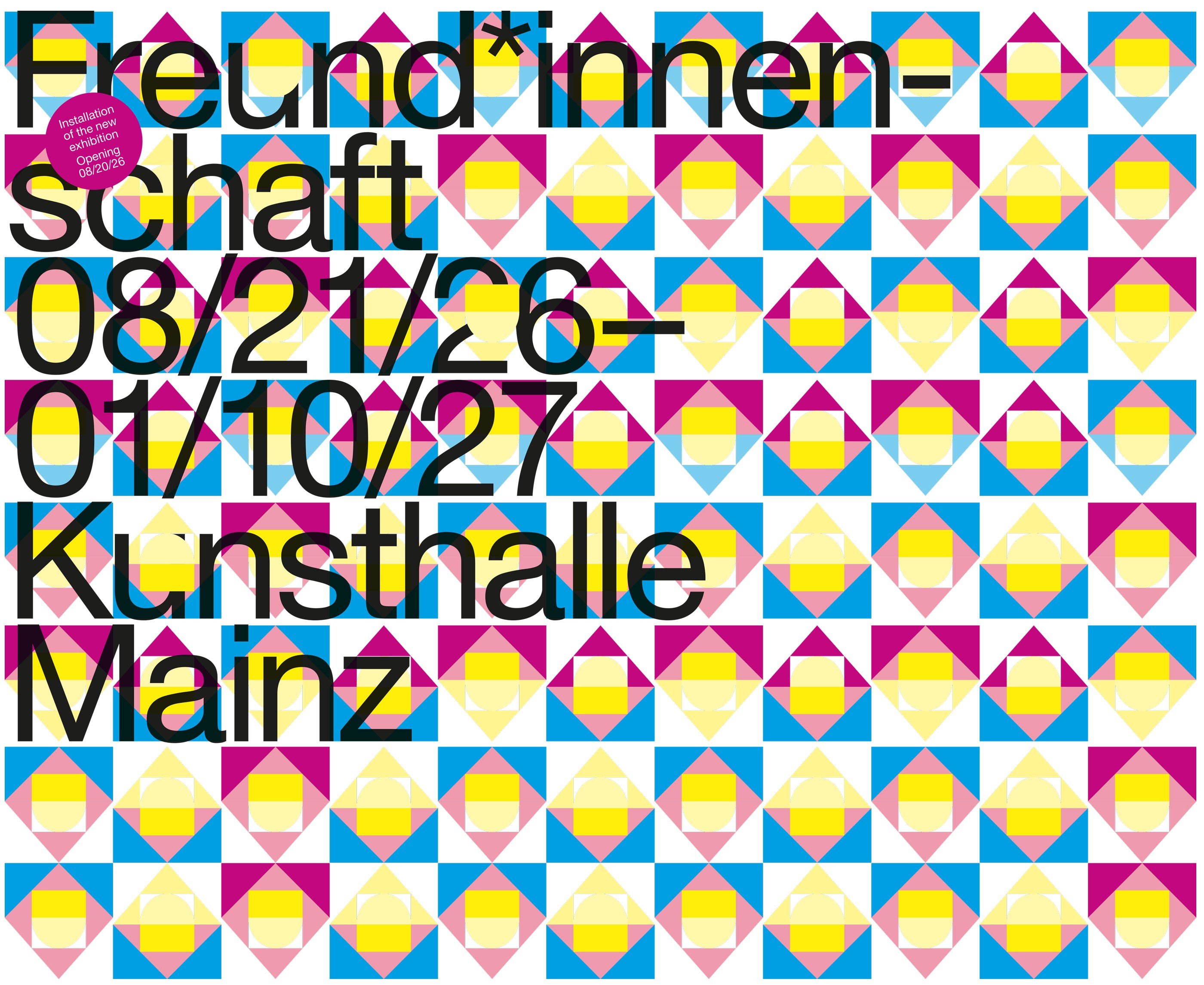Freund*innenschaft - Ausstellungsansicht