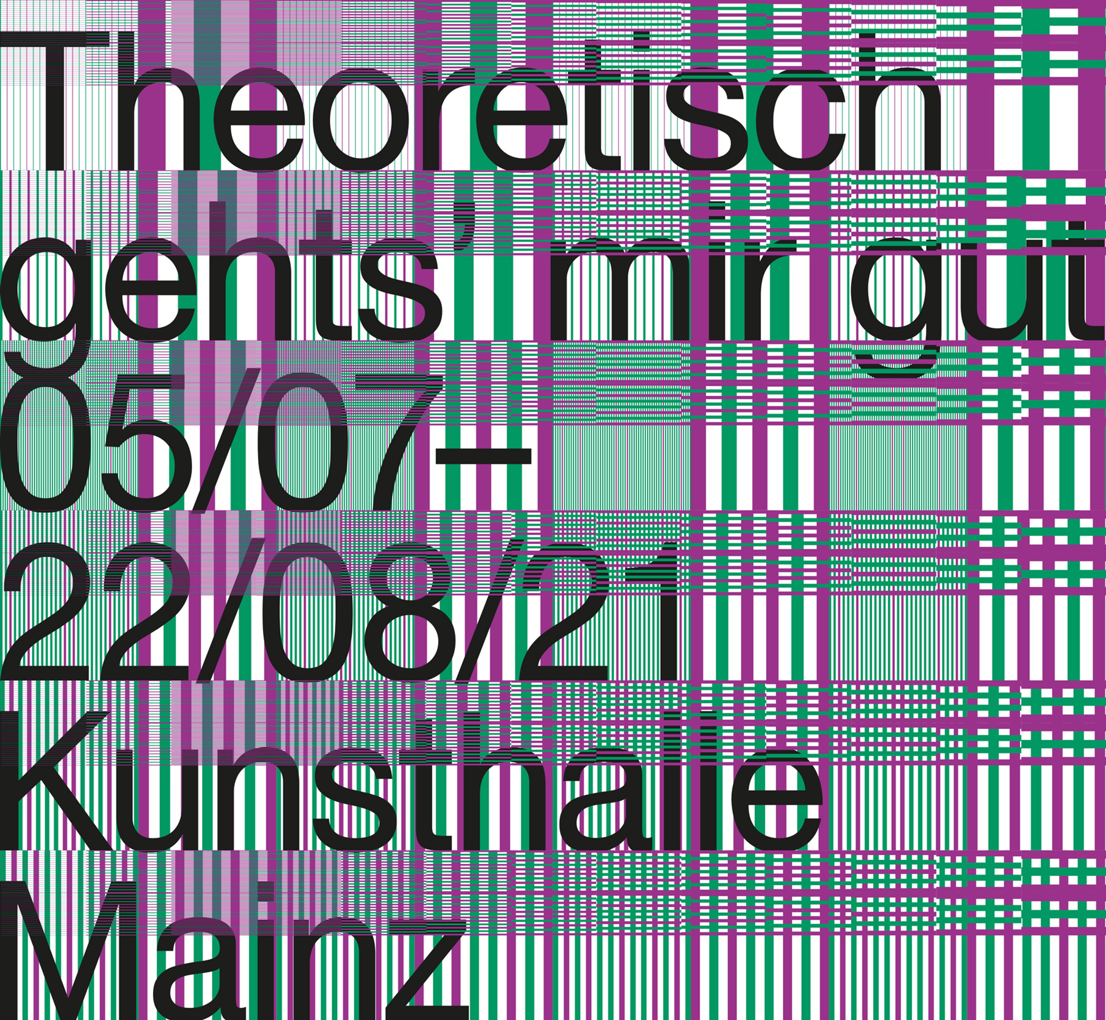 Theoretisch geht's mir gut - Ausstellungsansicht