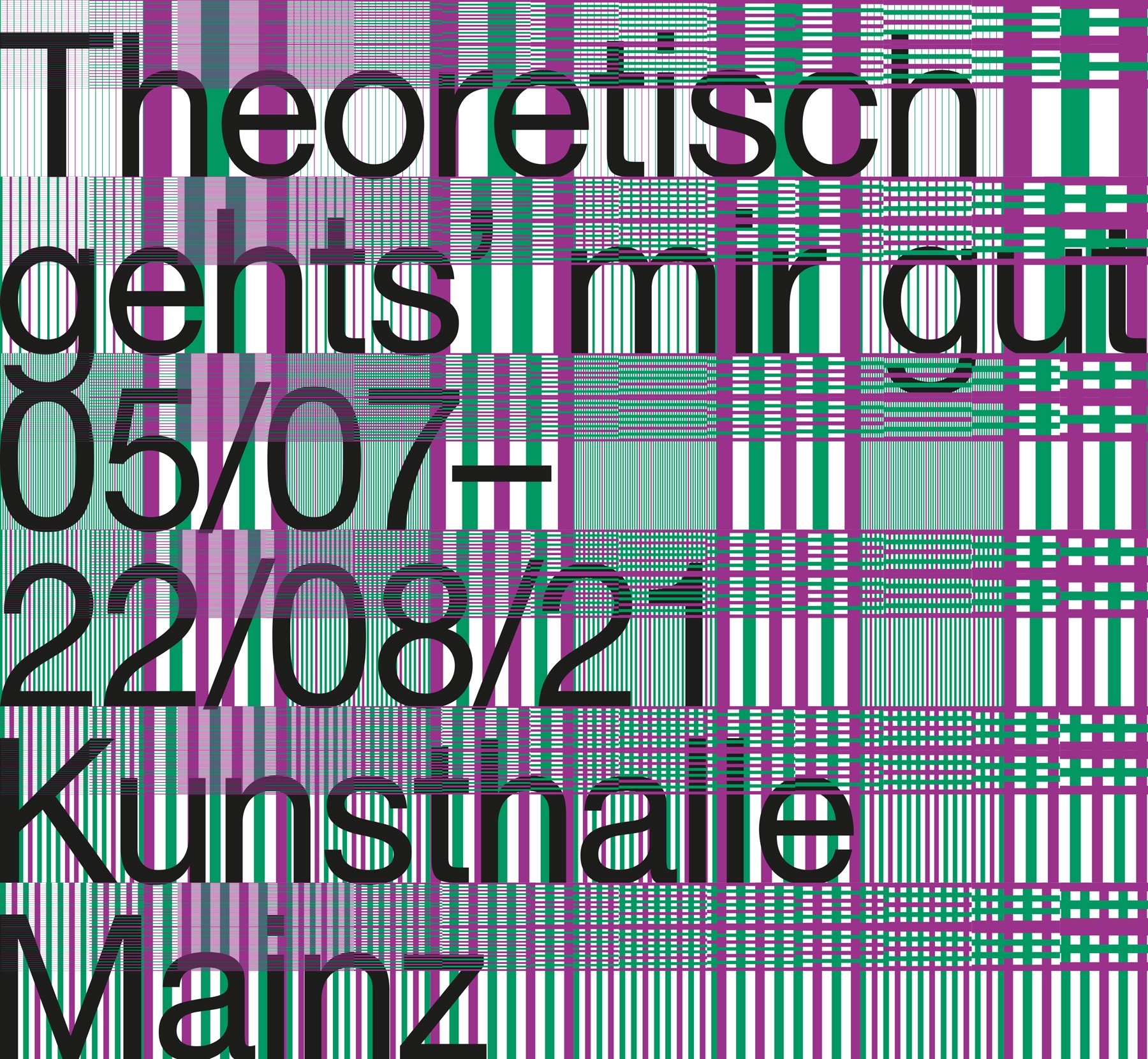 Theoretisch geht's mir gut - Ausstellungsansicht