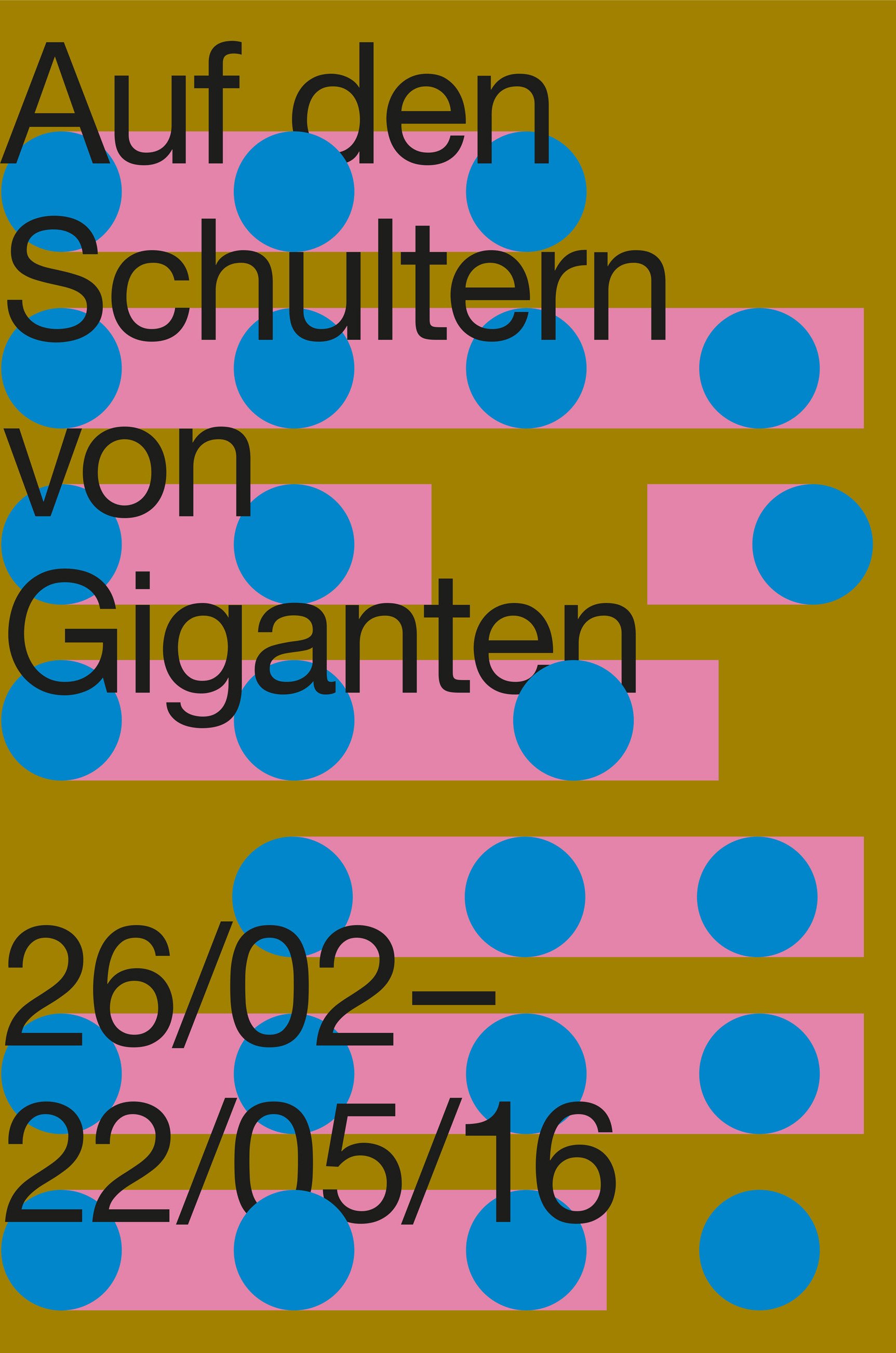 Auf den Schultern von Giganten - Ausstellungsansicht