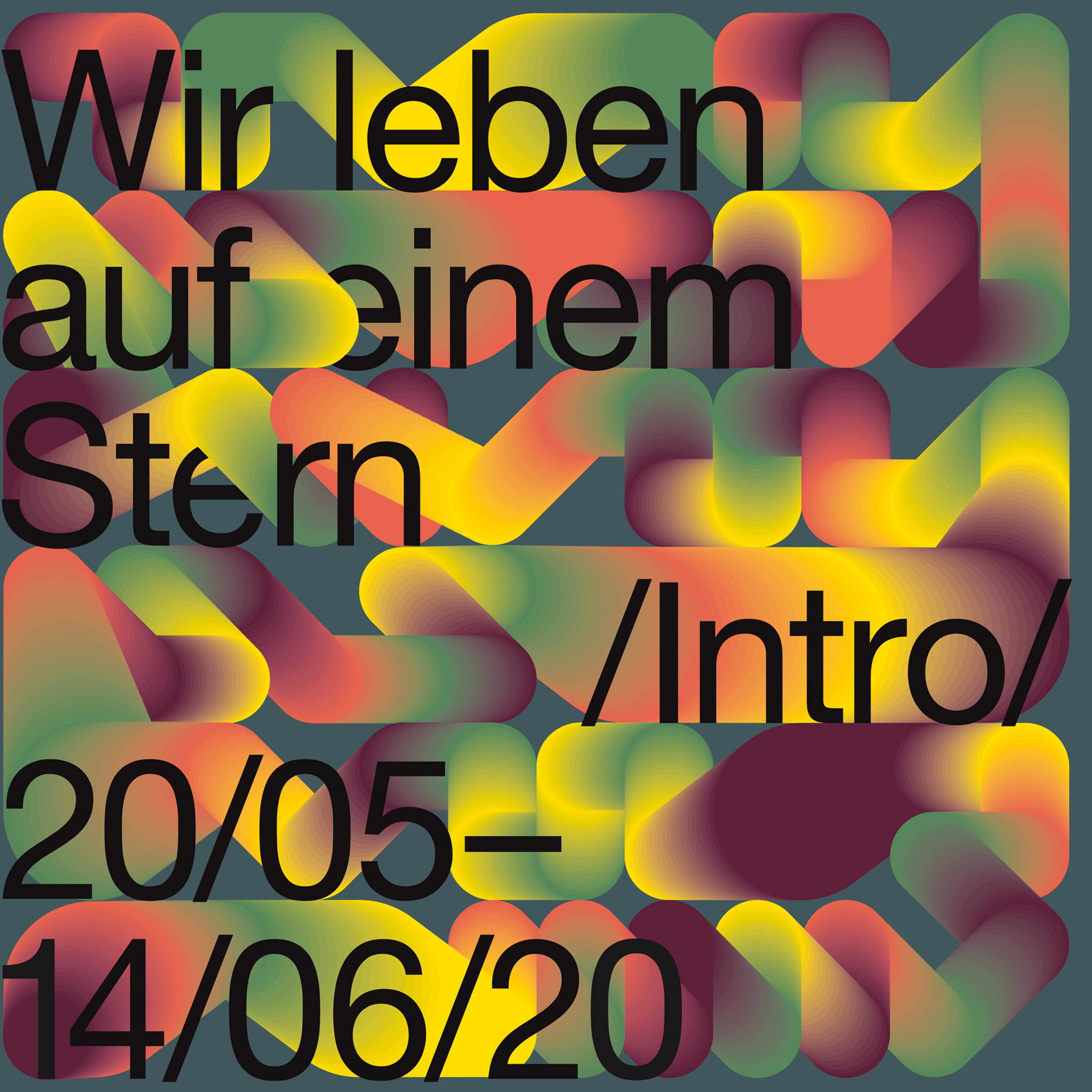 Wir leben auf einem Stern. Intro - Ausstellungsansicht