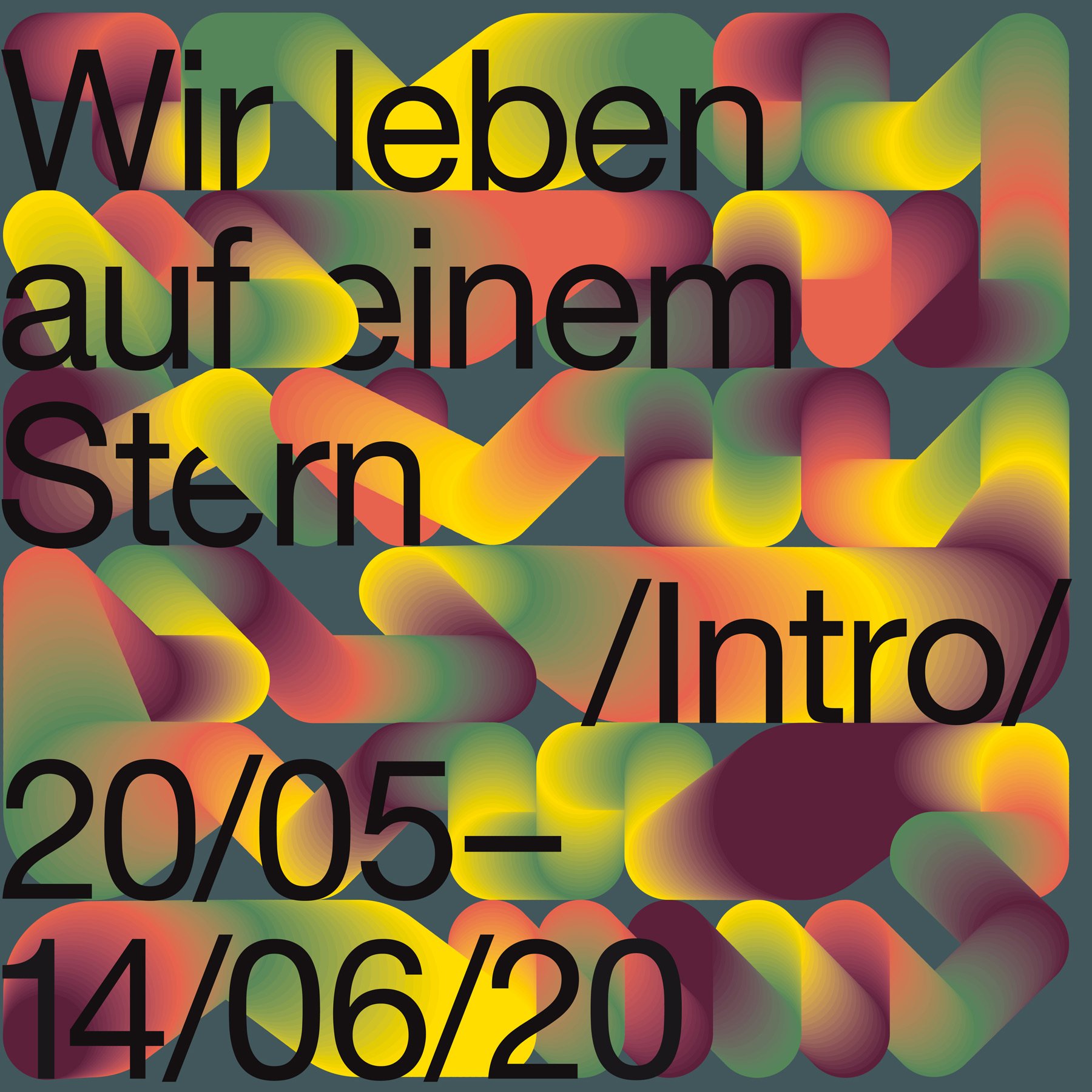Wir leben auf einem Stern. Intro - Ausstellungsansicht