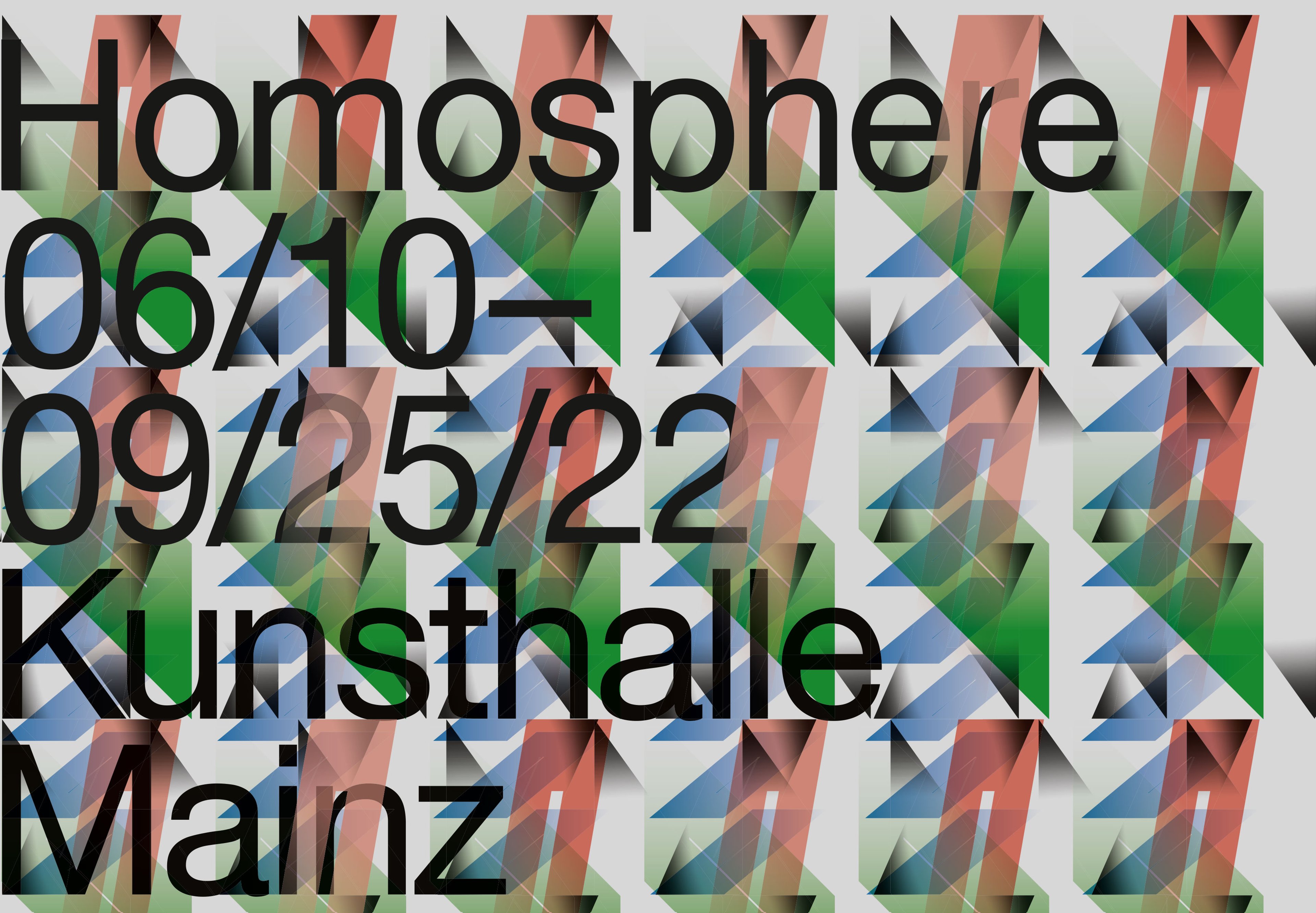 Homosphere - Ausstellungsansicht