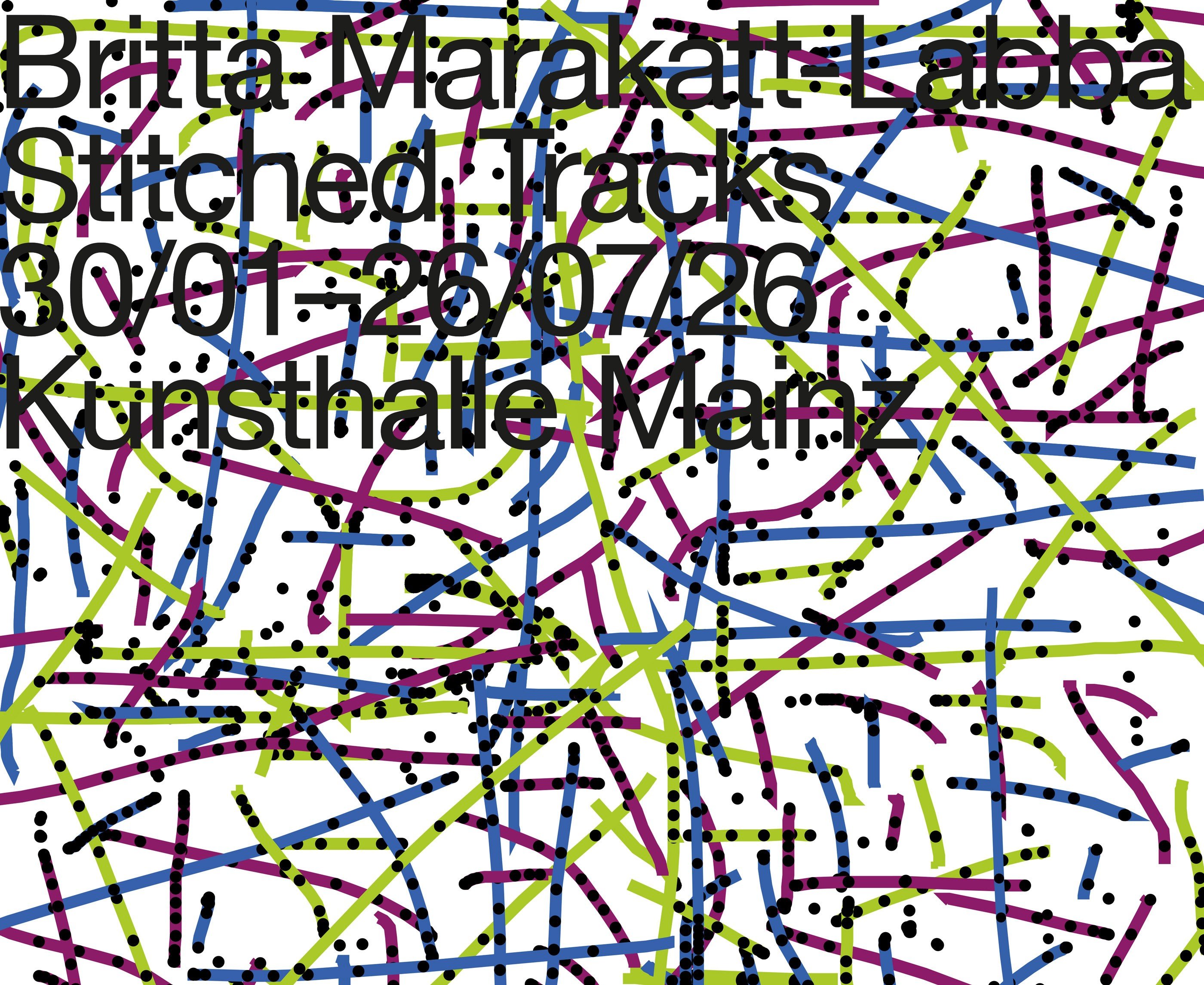 Britta Marakatt-Labba – Stitched Tracks - Ausstellungsansicht