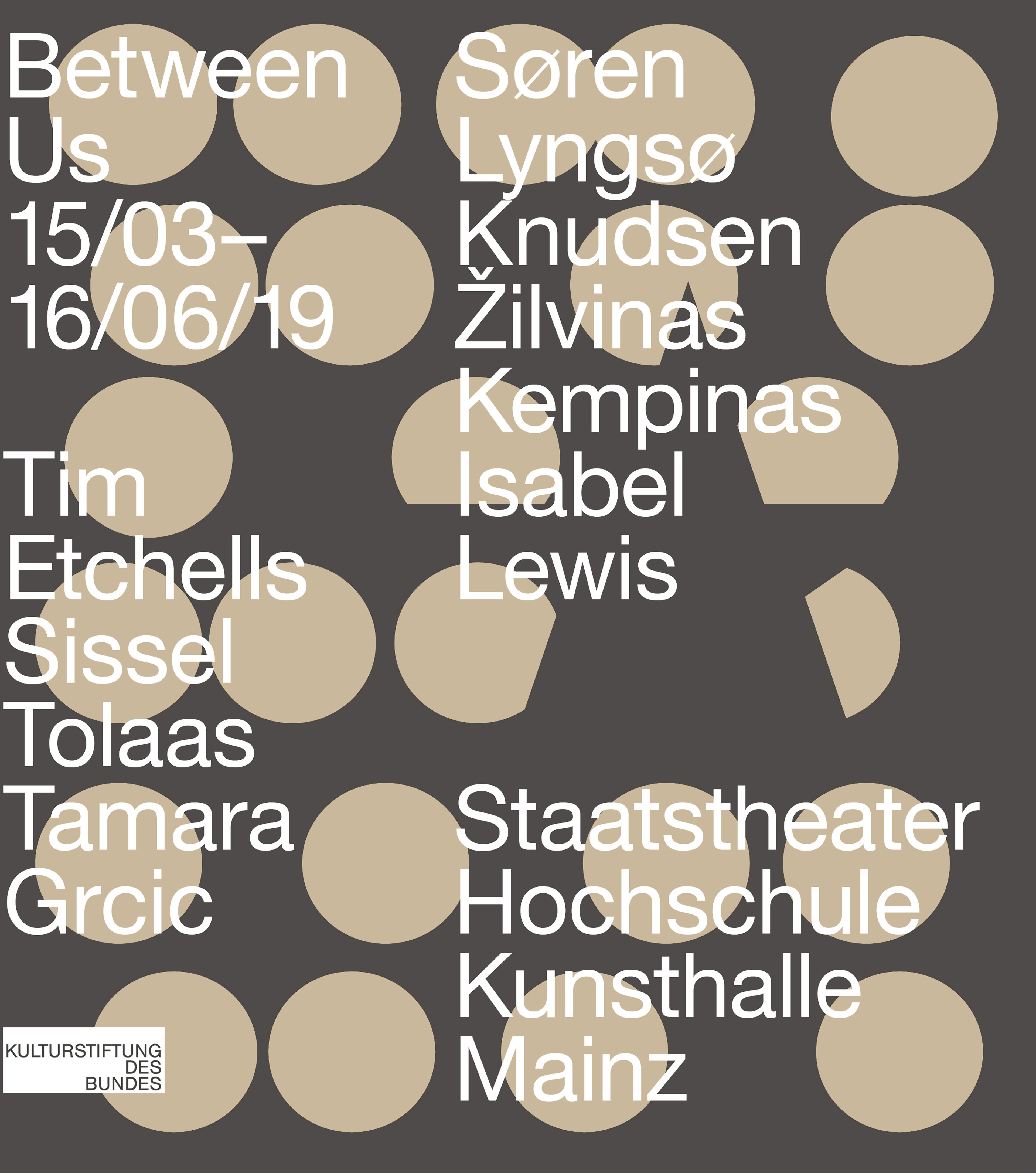 Between Us - Ausstellungsansicht