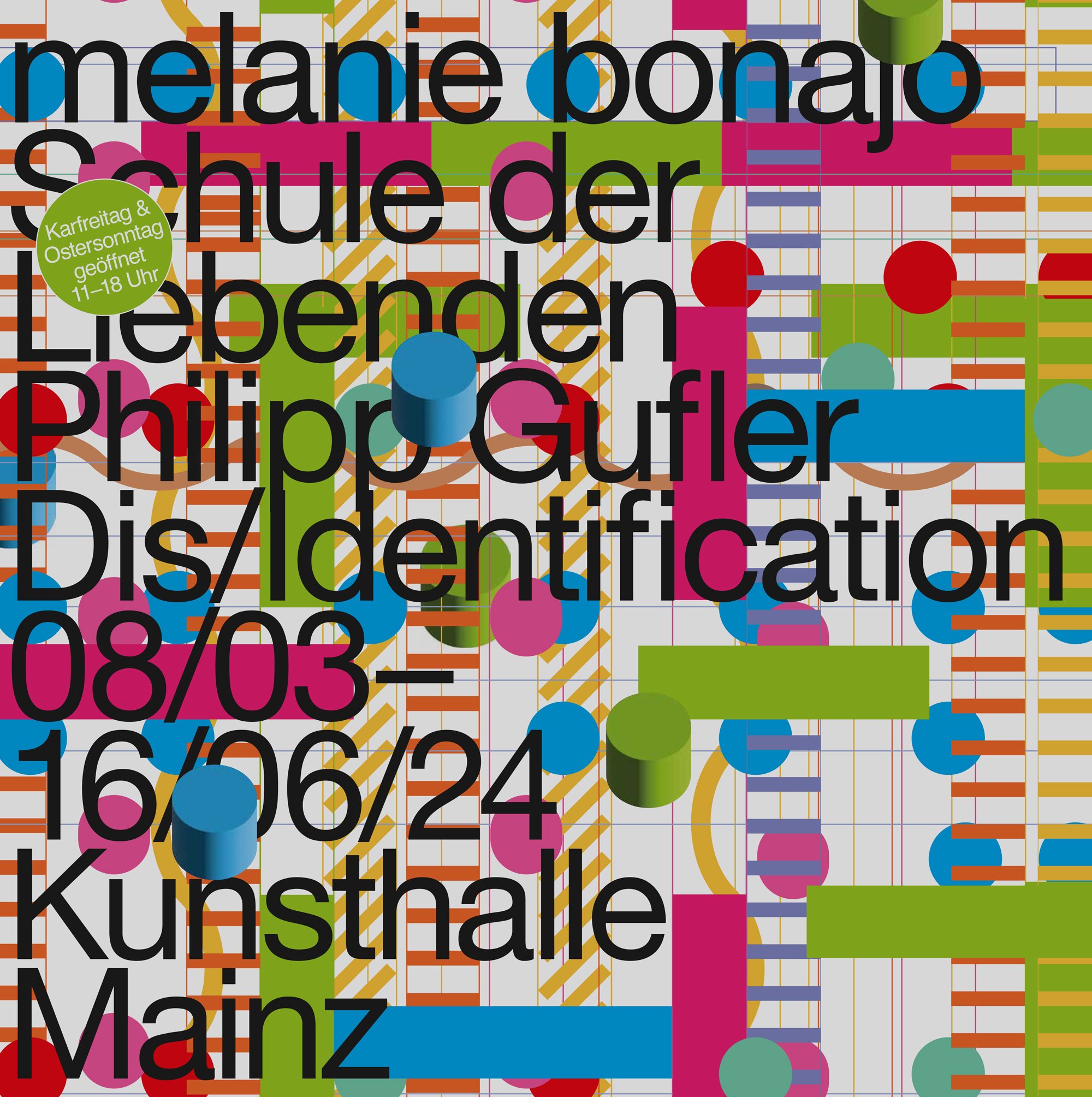 melanie bonajo – Schule der Liebenden / Philipp Gufler – Dis/Identification - Ausstellungsansicht