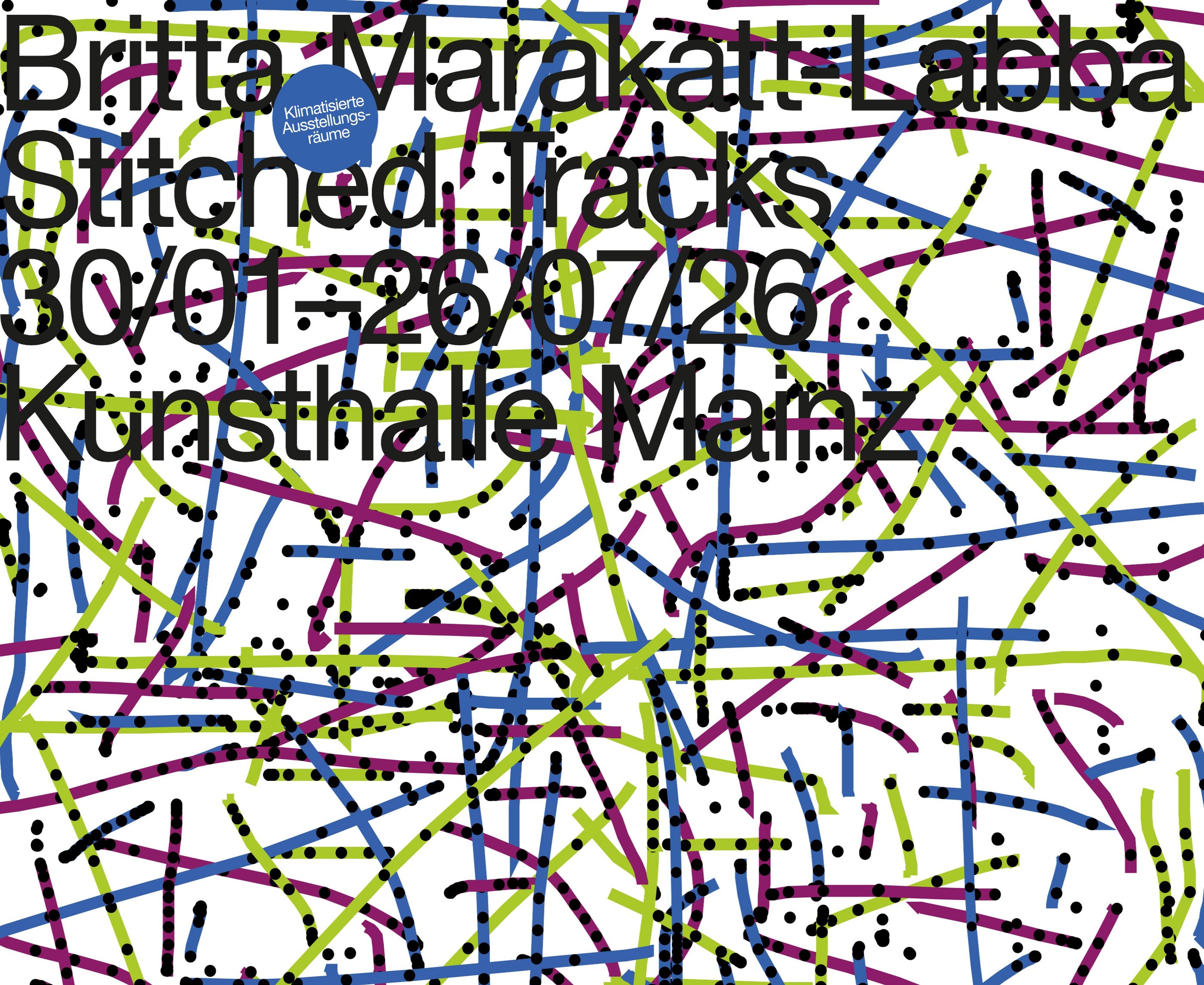 Britta Marakatt-Labba – Stitched Tracks - Ausstellungsansicht
