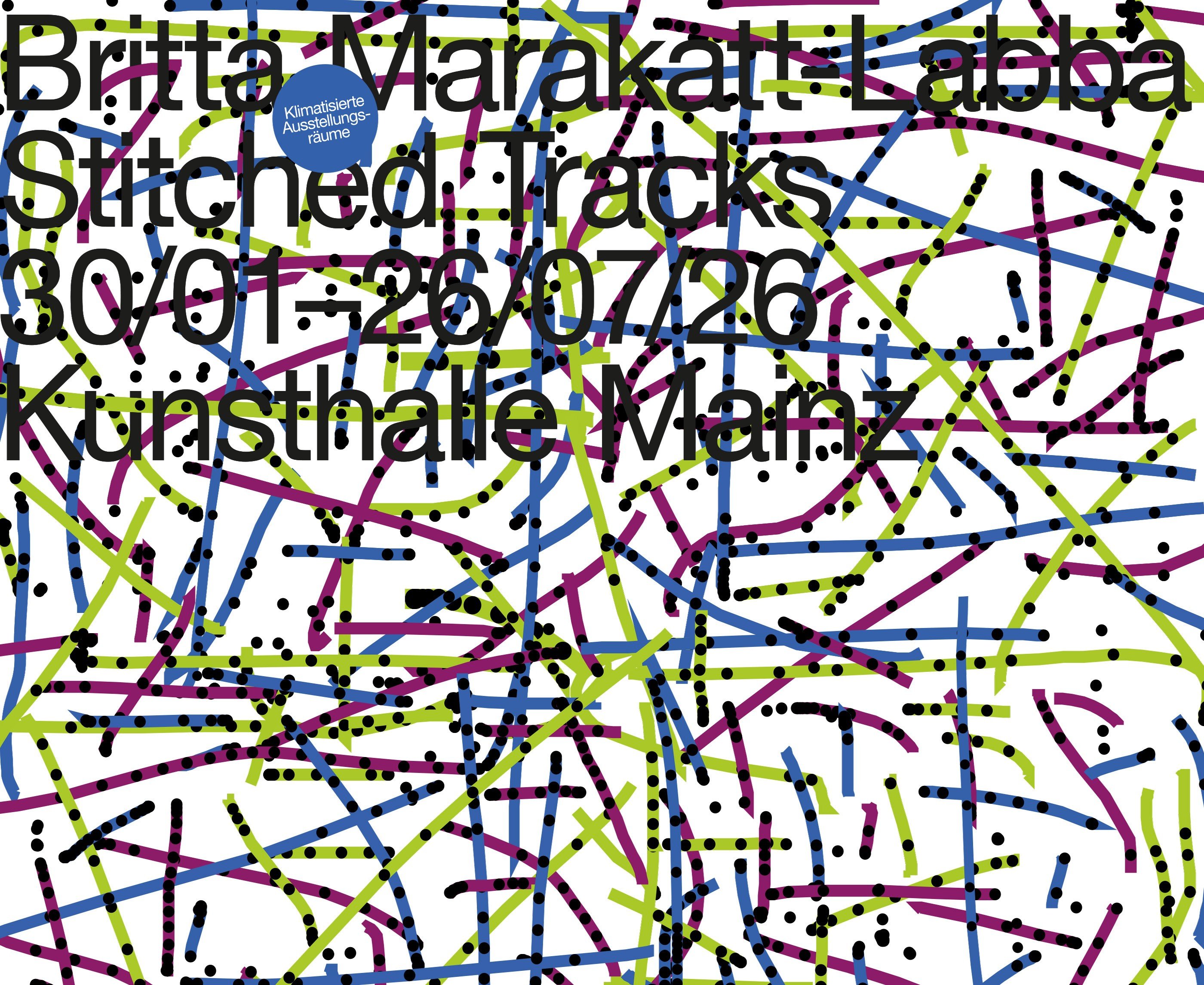 Britta Marakatt-Labba – Stitched Tracks - Ausstellungsansicht