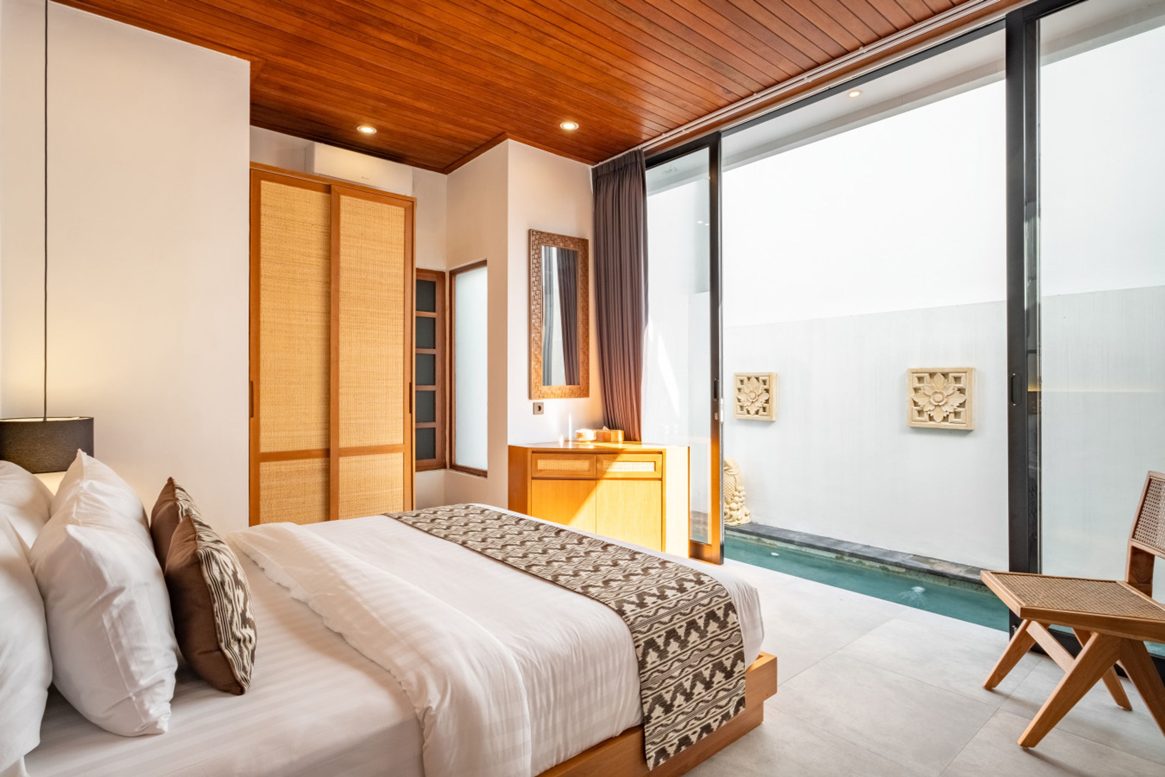 OriVista Luxe Private Pool Villa Ubud Balcony View — private pool villa in Ubud, Bali
