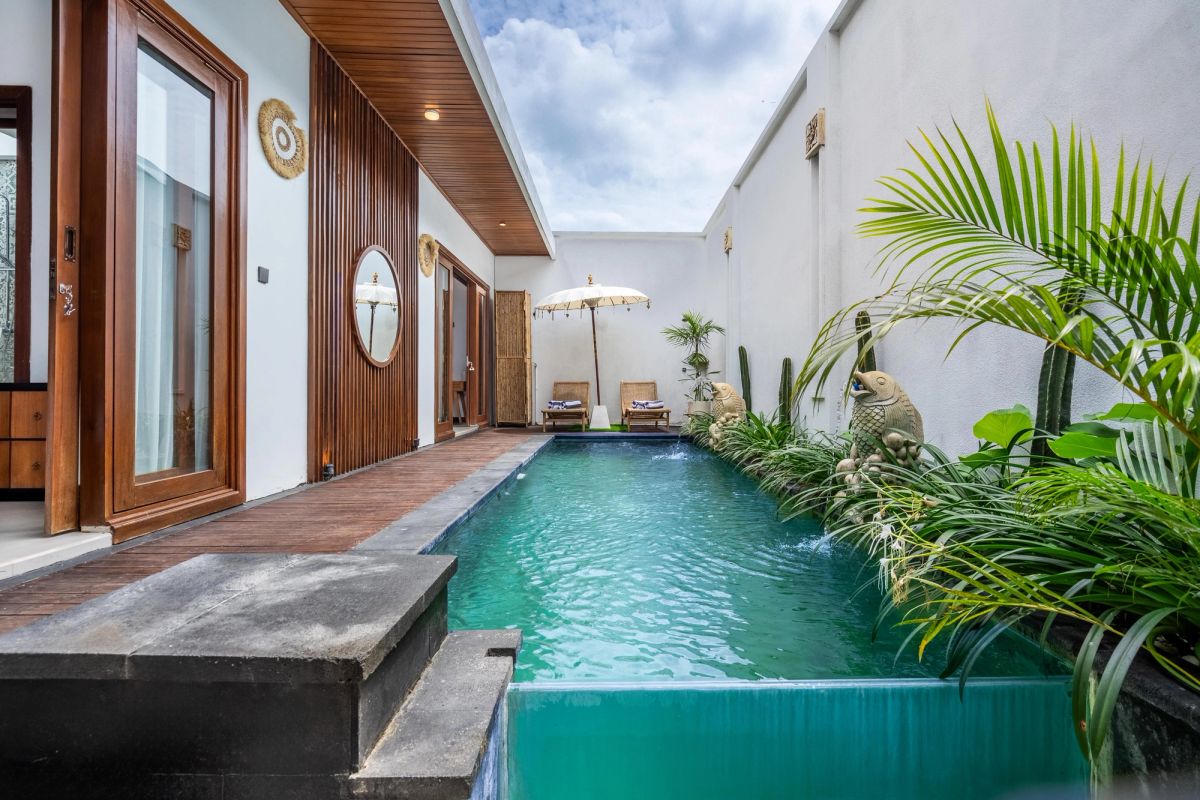 2BR Private Pool Villa Dacira, Tropical & Homely — private pool villa in Canggu, Bali