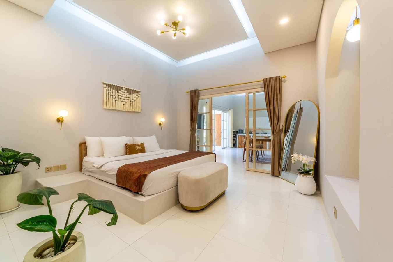 Orivista LUXE Private Room 1 at Villa Ahana Canggu — private pool villa in Canggu, Bali