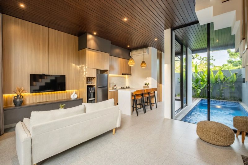Modern Tropical Escape Villa Ayra 8B – 8 Min to Melasti Beach, 2 BR private villa — private pool villa, Bali