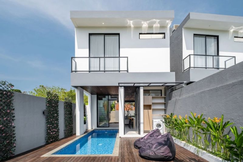 Modern Tropical Escape Villa Ayra 8F – 8 Min to Melasti Beach, 2 BR private villa — private pool villa, Bali