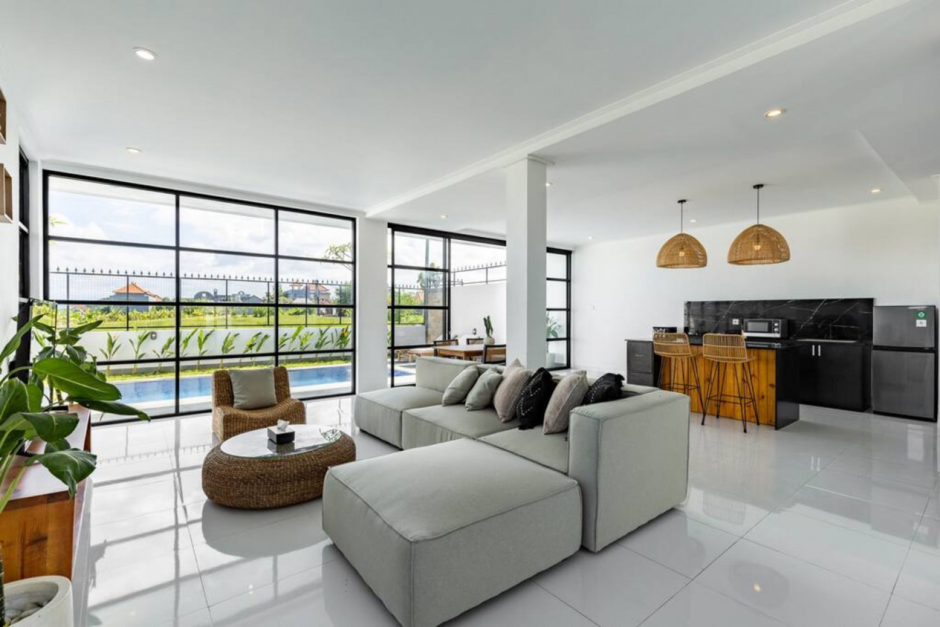 Villa Alba Canggu with Private Pool and Rice Field View photo 2
