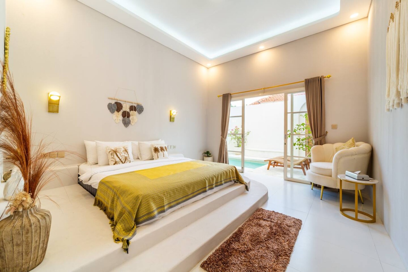 Orivista LUXE Private Room 2 at Villa Ahana Canggu — private pool villa in Canggu, Bali