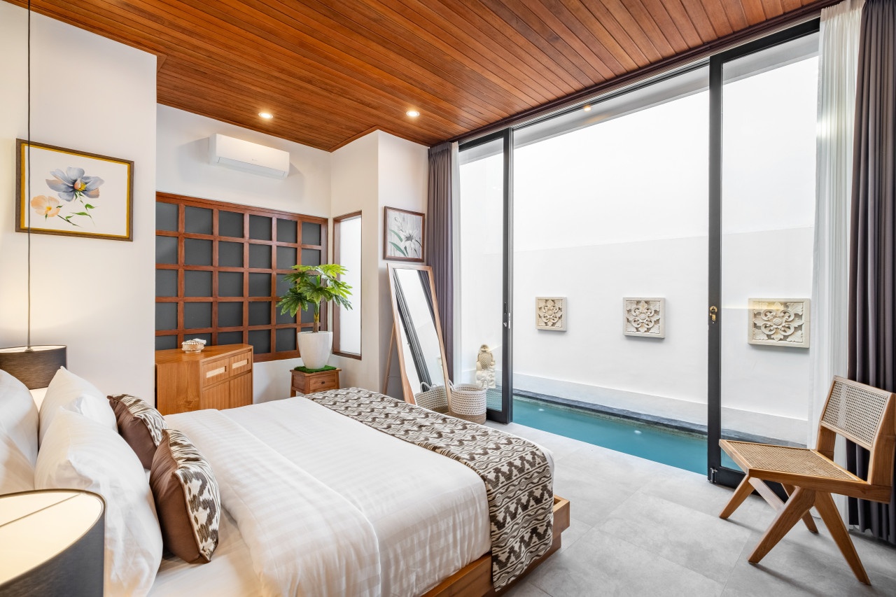 Villa Balcony Bliss Ubud – Quiet Escape near Central Ubud — private pool villa in Ubud, Bali