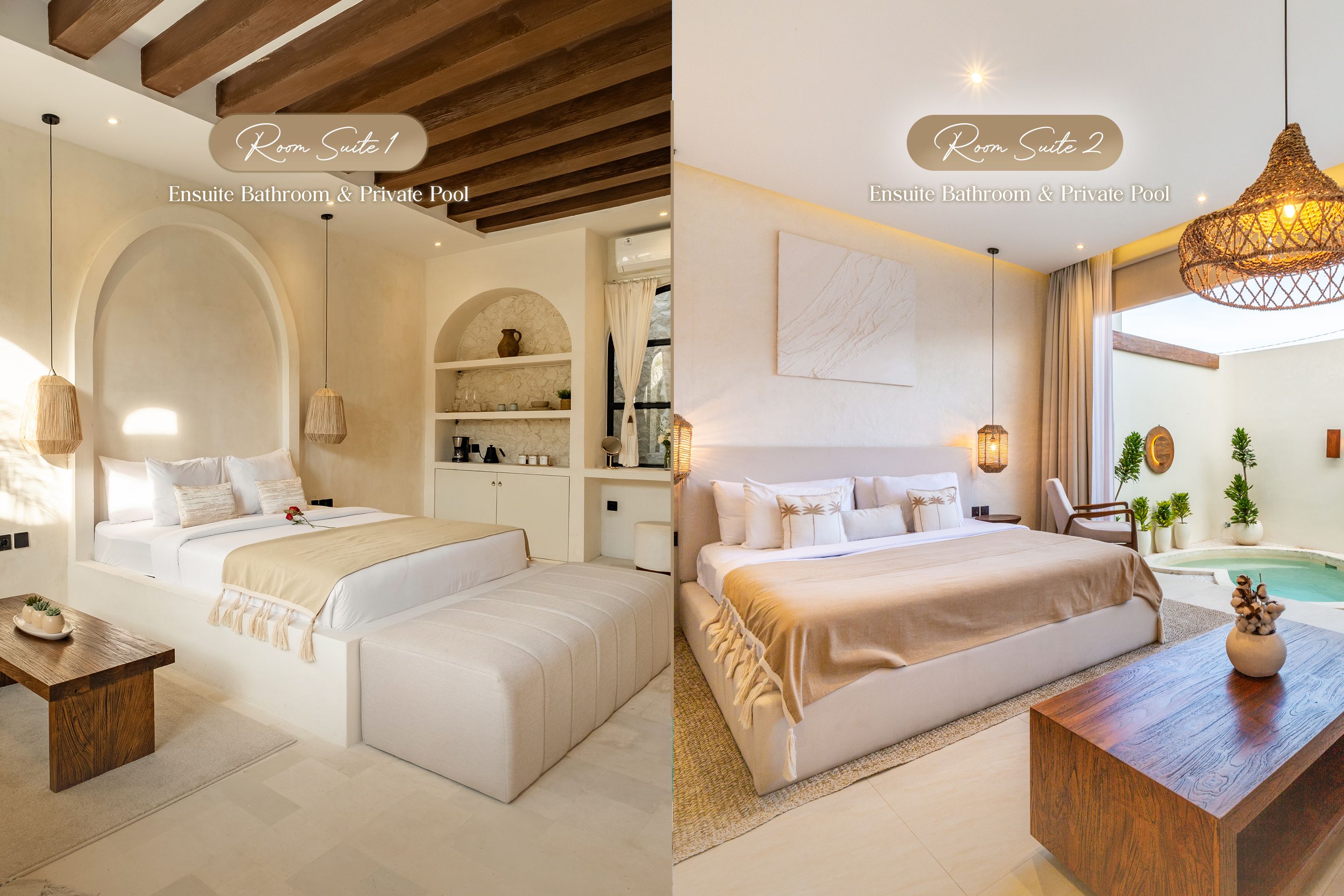Orivista Romantic 2 Private Suites + Pools Villa, 2 BR private villa — private pool villa, Bali