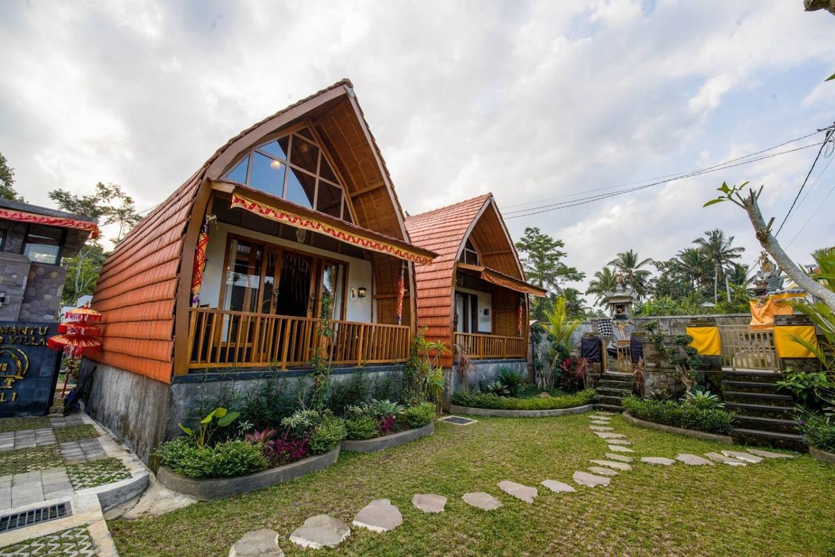 Hidden 1BR Peaceful A-Frame Villa | Ubud Area — private pool villa in Ubud, Bali